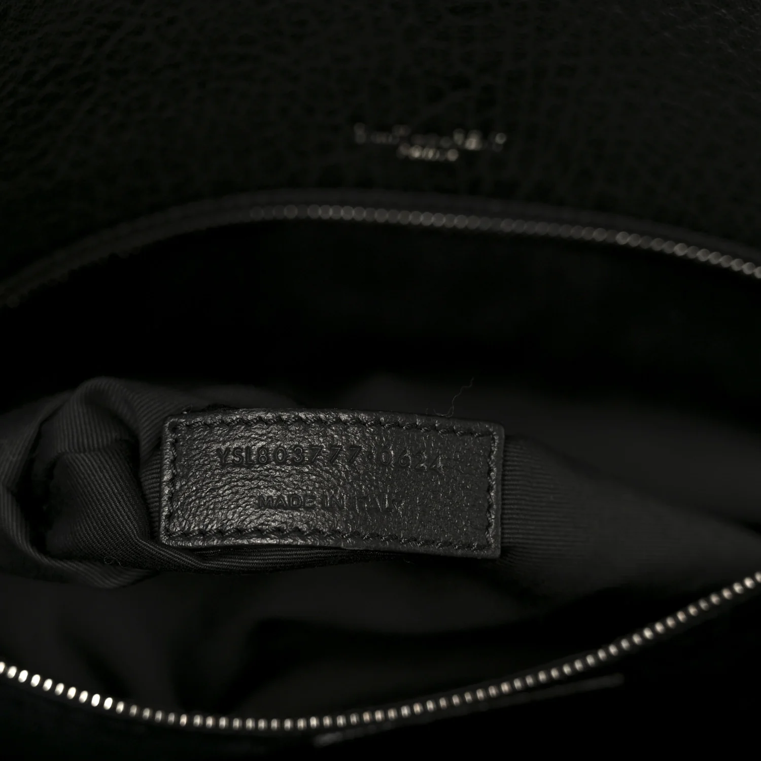 Grained Lambskin Monogram Large Niki Chain Satchel Black