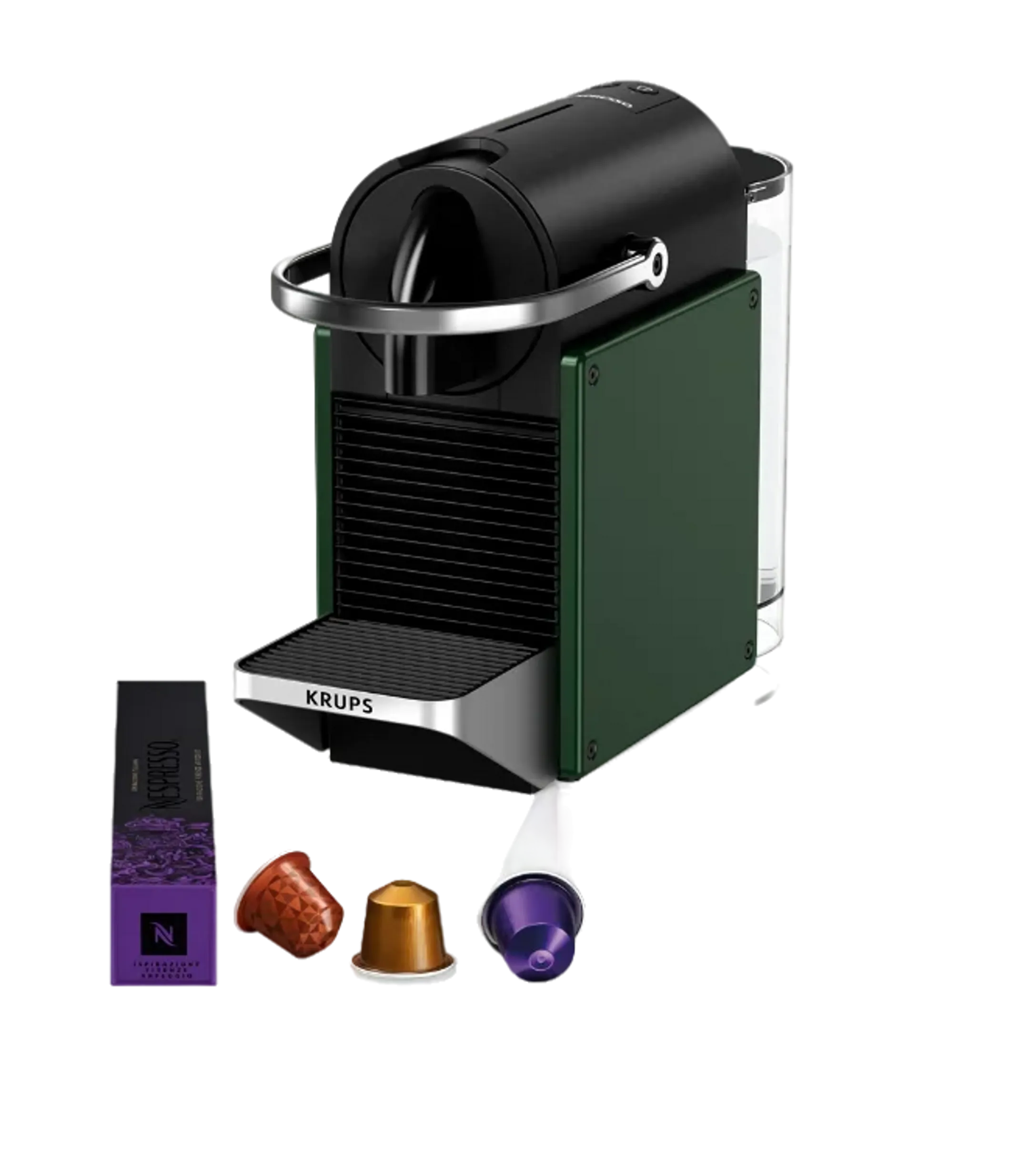 Krups Nespresso Koffiemachine Pixie Redesign Dark Green