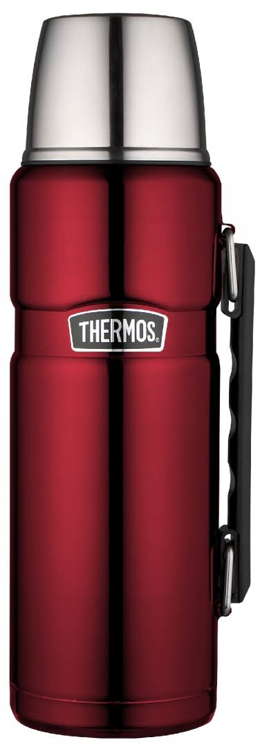 Thermos Stainless King Bottle, Cranberry Red - 40 oz