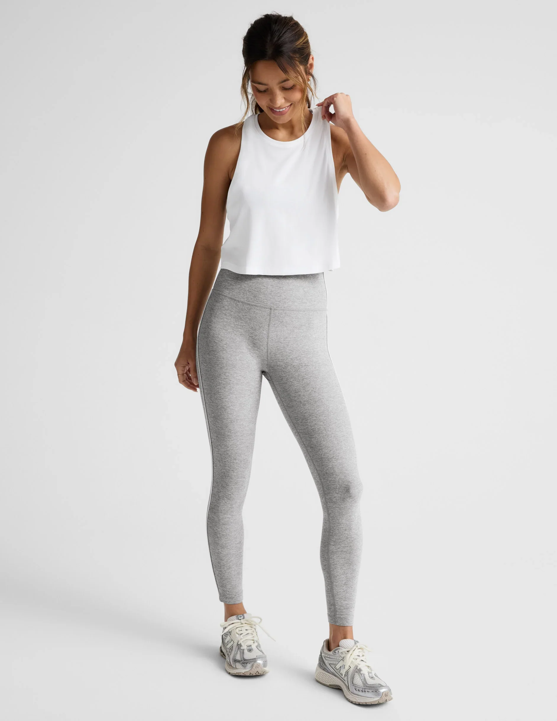 Featherweight Rebalance Racerback Cropped Tank