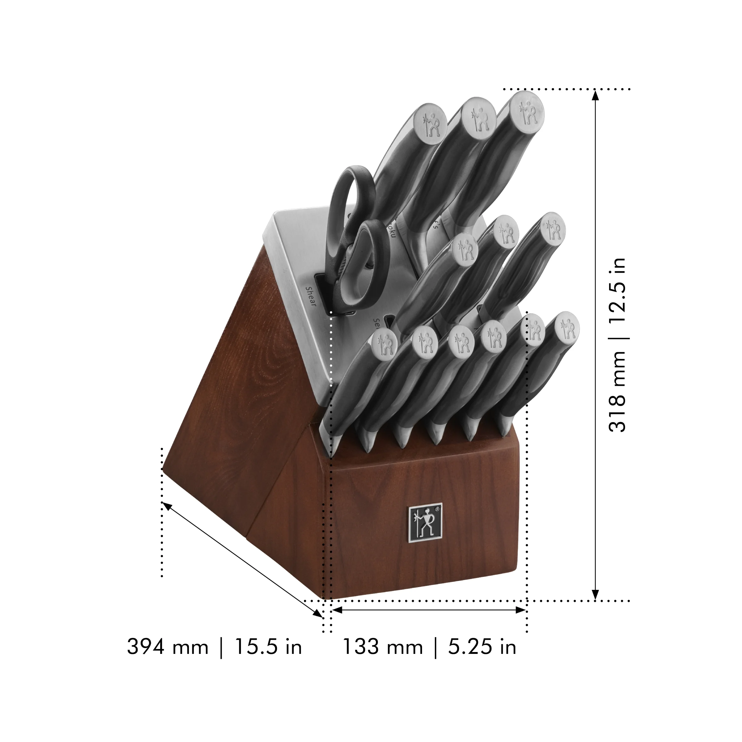 Graphite 14-pc Self-Sharpening Knife Block Set(14) - Image 4