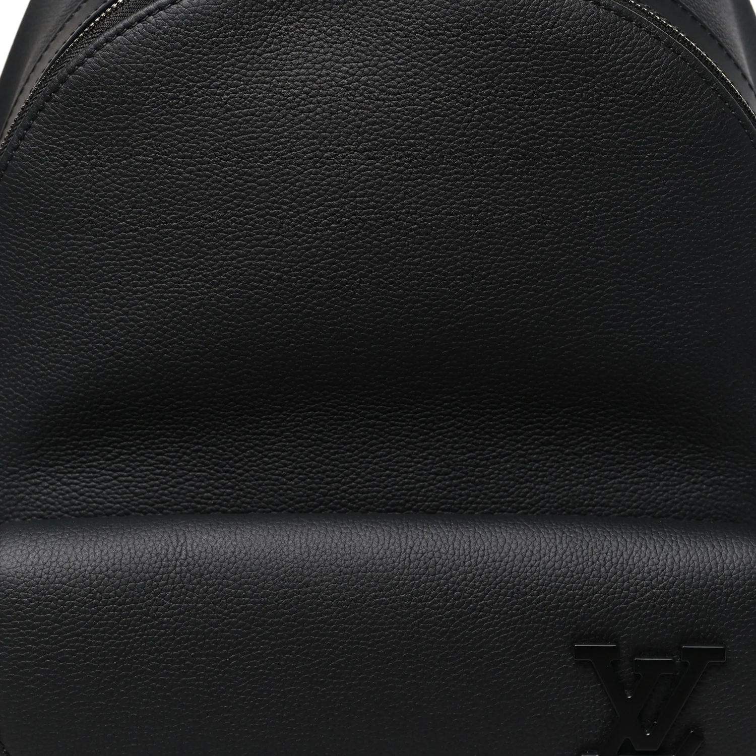 Grained Calfskin Aerogram Takeoff Backpack Black