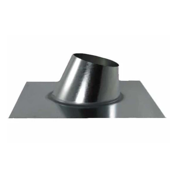 Galvanized Plumber’s Pipe Flashing, 4 in (7/12–12/12 Pitch) 15 in x 16 in Base Flange