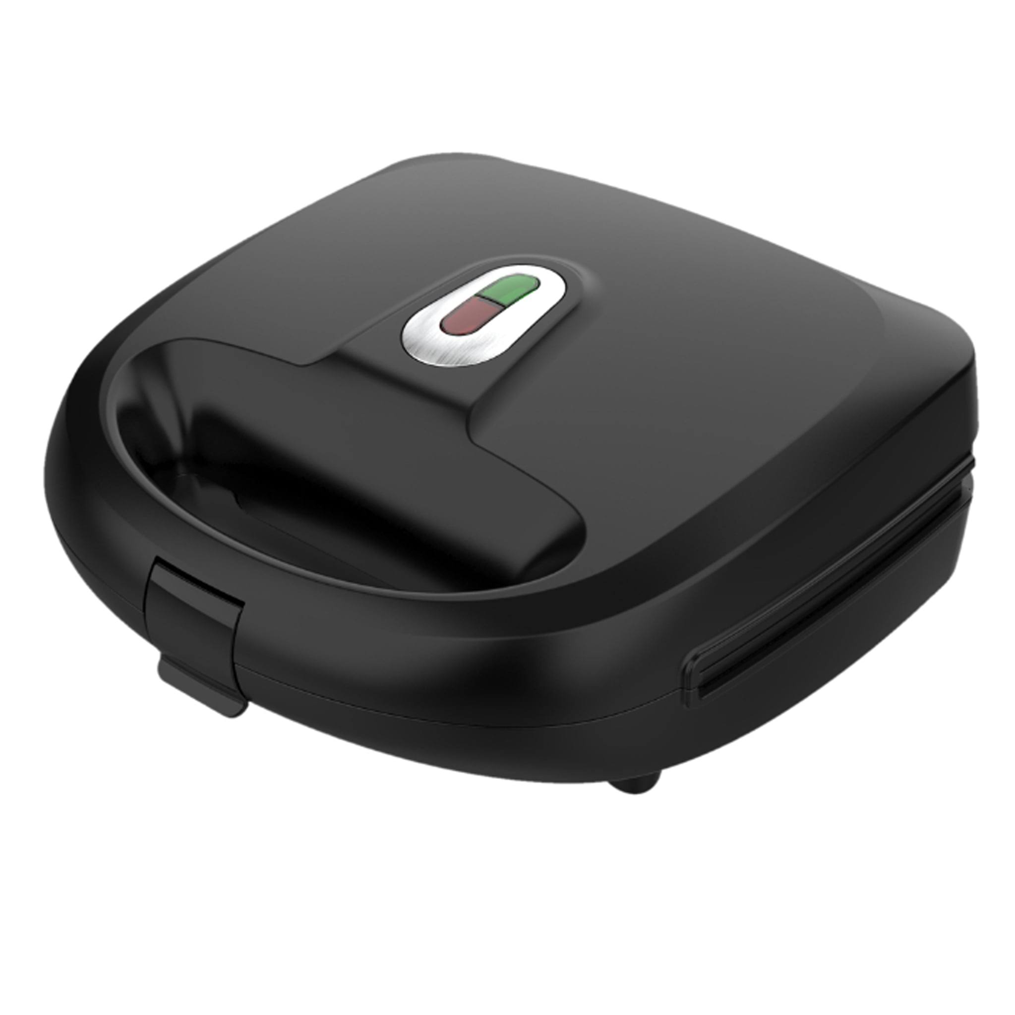 Mainstays Black 2 in 1 Waffle and Sandwich Maker, Nonstick, Removable Plates, New
