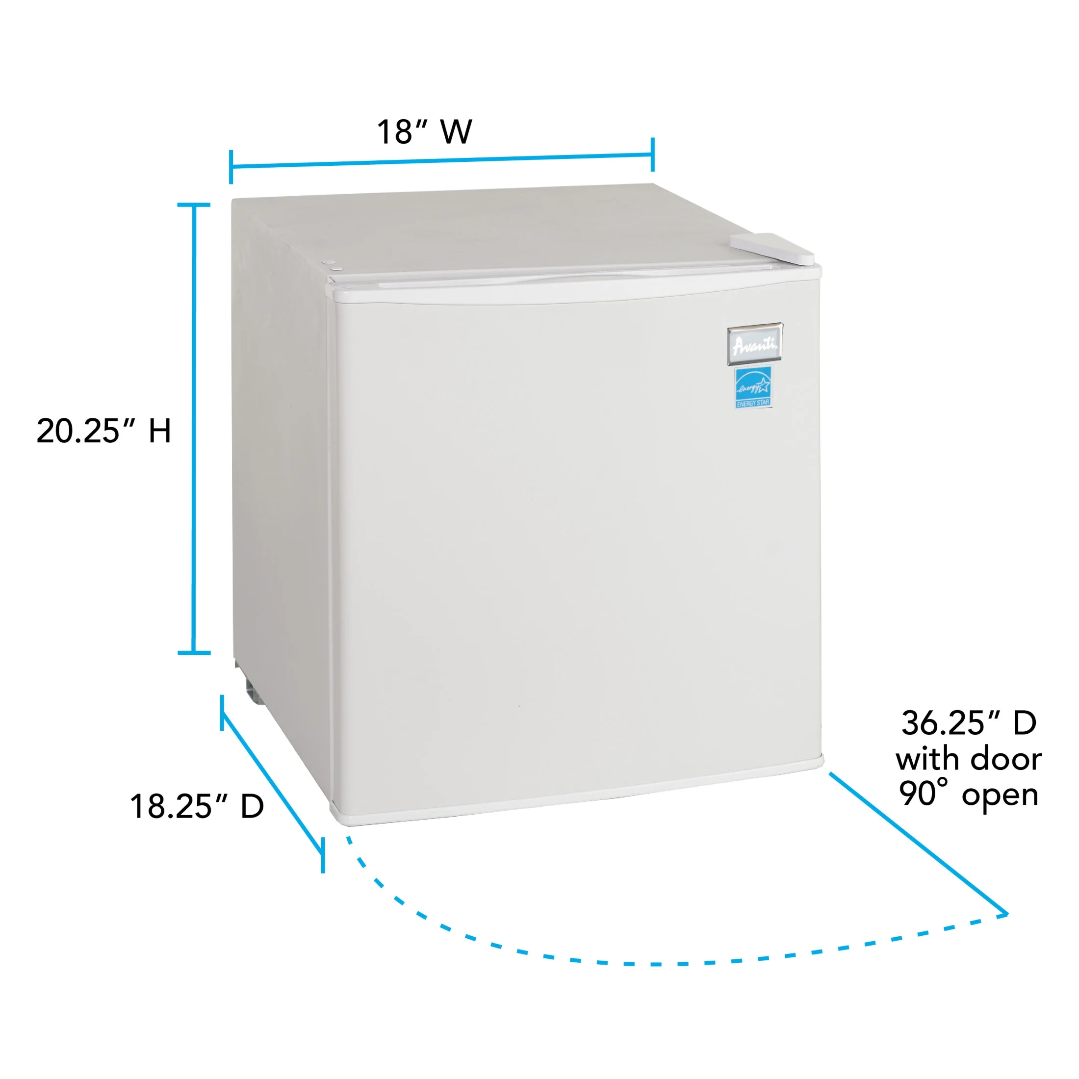 1.7?cu. ft.?Compact Refrigerator, in Stainless Steel (AR17T3S)(Black/Stainless Steel) - Image 10