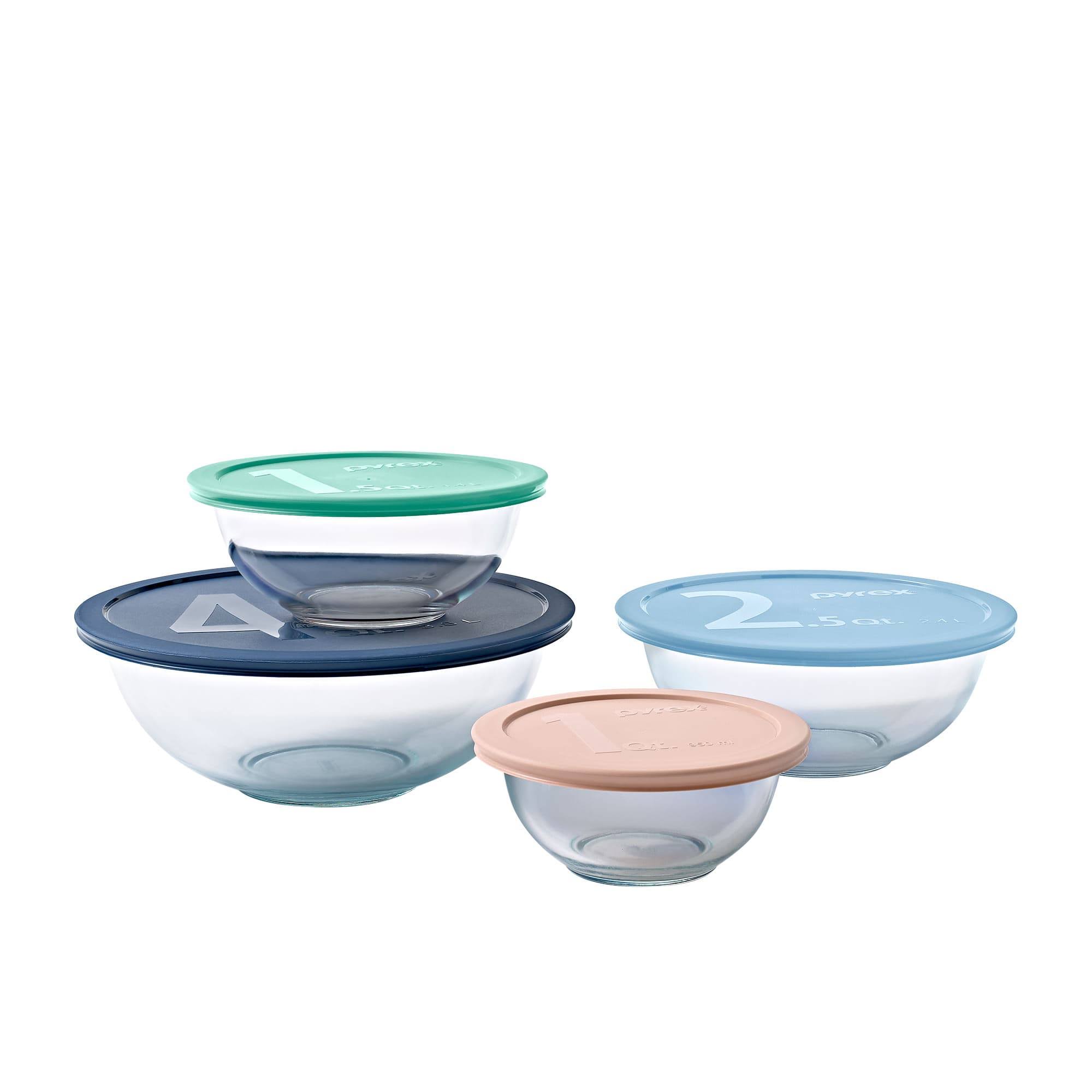 Pyrex 1132797 8-Pc. Mixing Bowl Set
