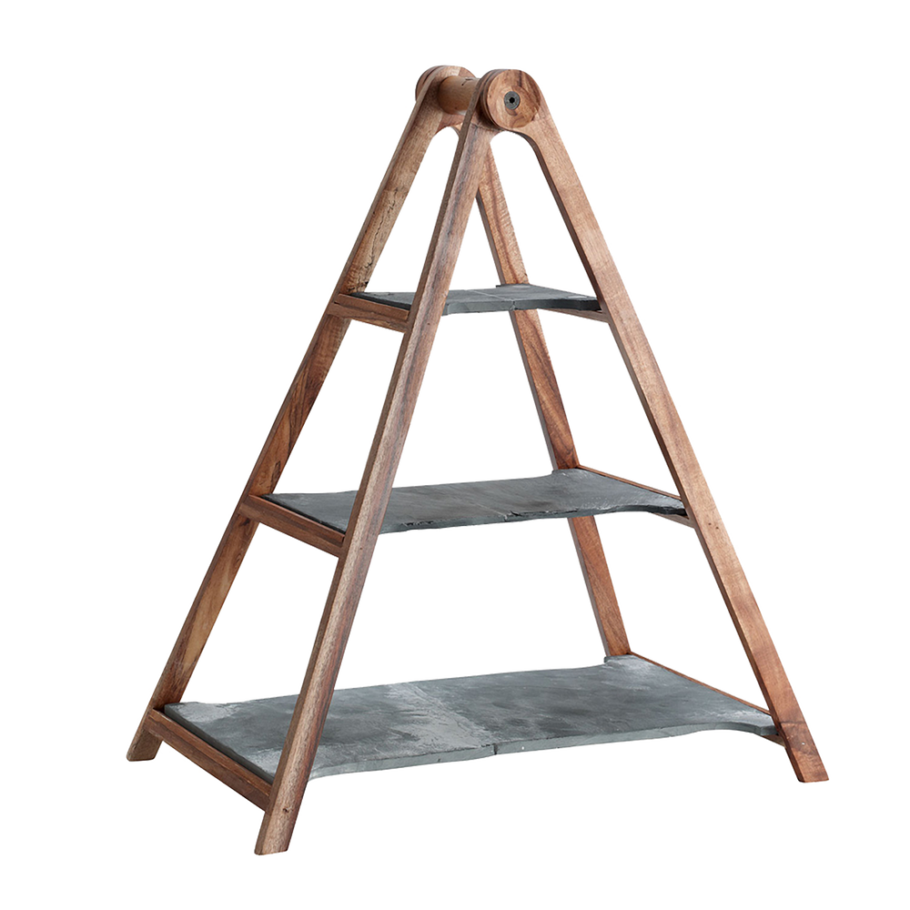 Artesano 3 Tier Stand - Grey, 16.6'' x 10.1''