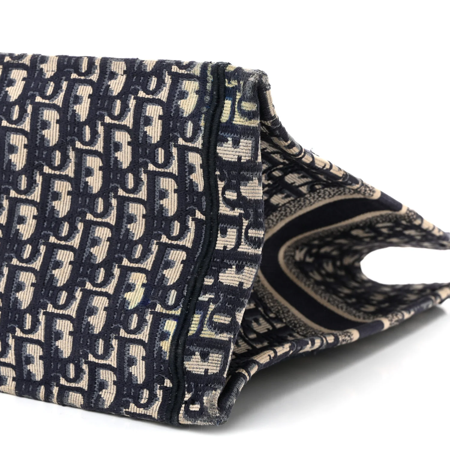 Oblique Large Book Tote Blue Multicolor