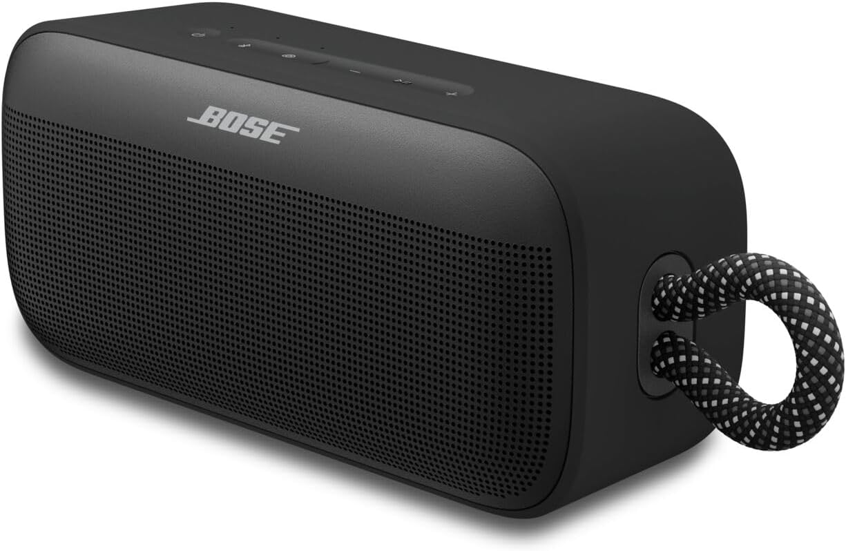 Bose SoundLink Plus Portable Bluetooth Speaker  Wireless Outdoor Speaker  Up to 20 Hours Battery Life  Waterproof and Dustproof  Black