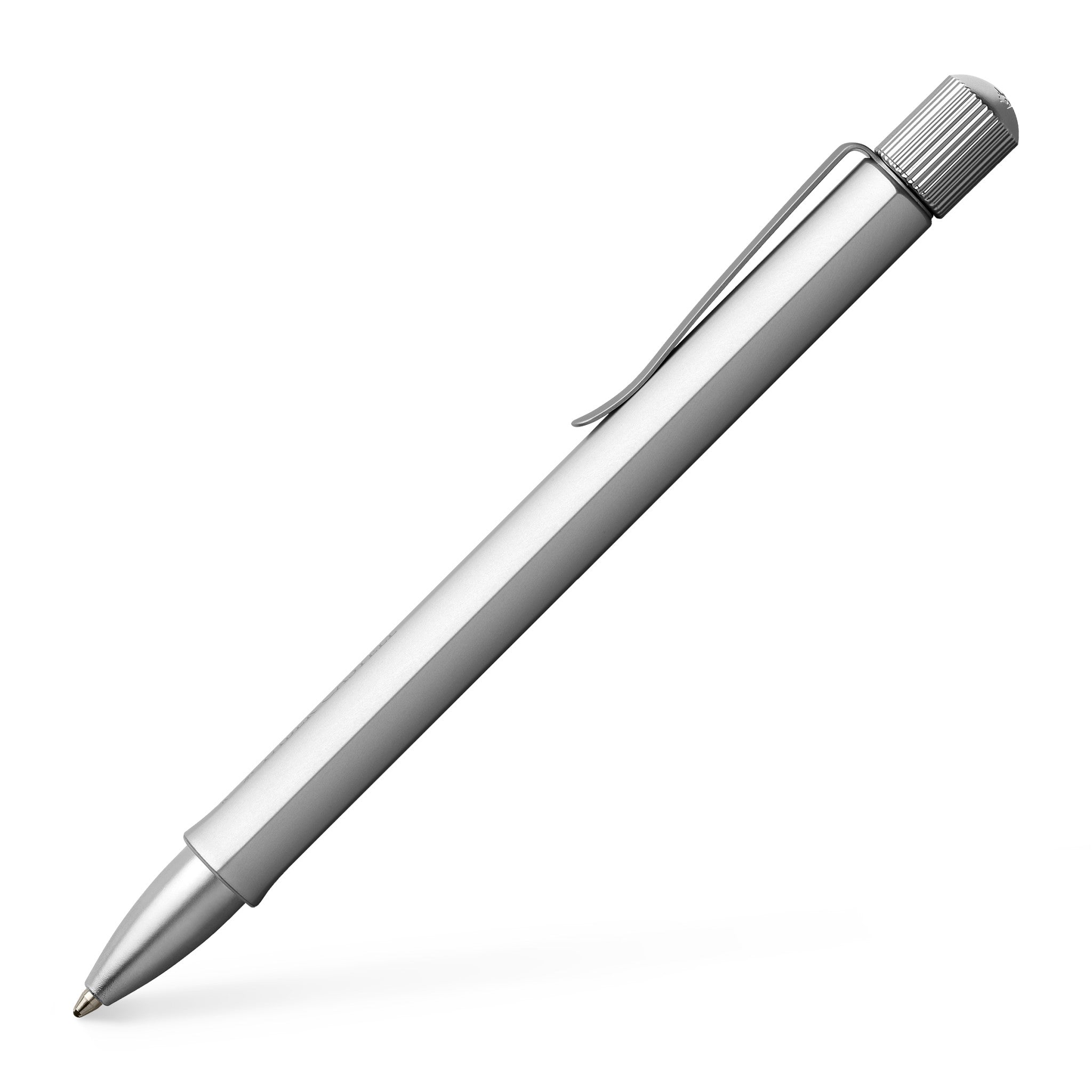 Coffret cadeau HEXO Rollerball et stylo à bille, argent