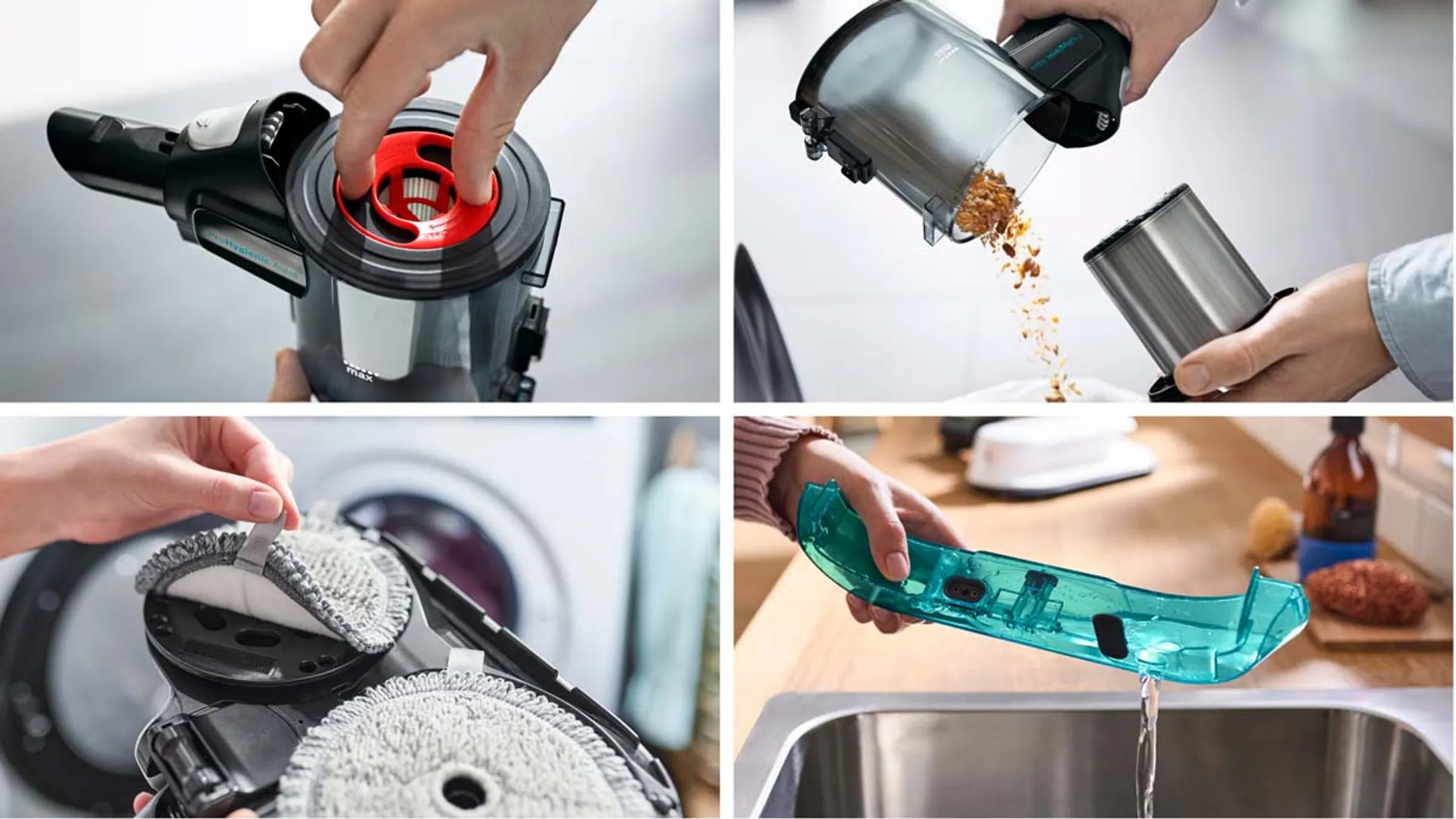 Bosch Steelstofzuiger Unlimited 7 ProHygienic Aqua BCS71HYG3