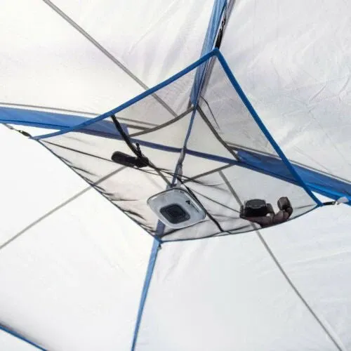 Tente familiale cabane de 16 personnes avec 3 pièces et 3 entrées
