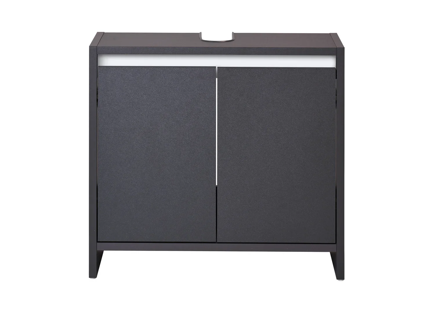 LIVARNO home Meuble sous-vasque Oslo, 60 x 55 x 28 cm, anthracite