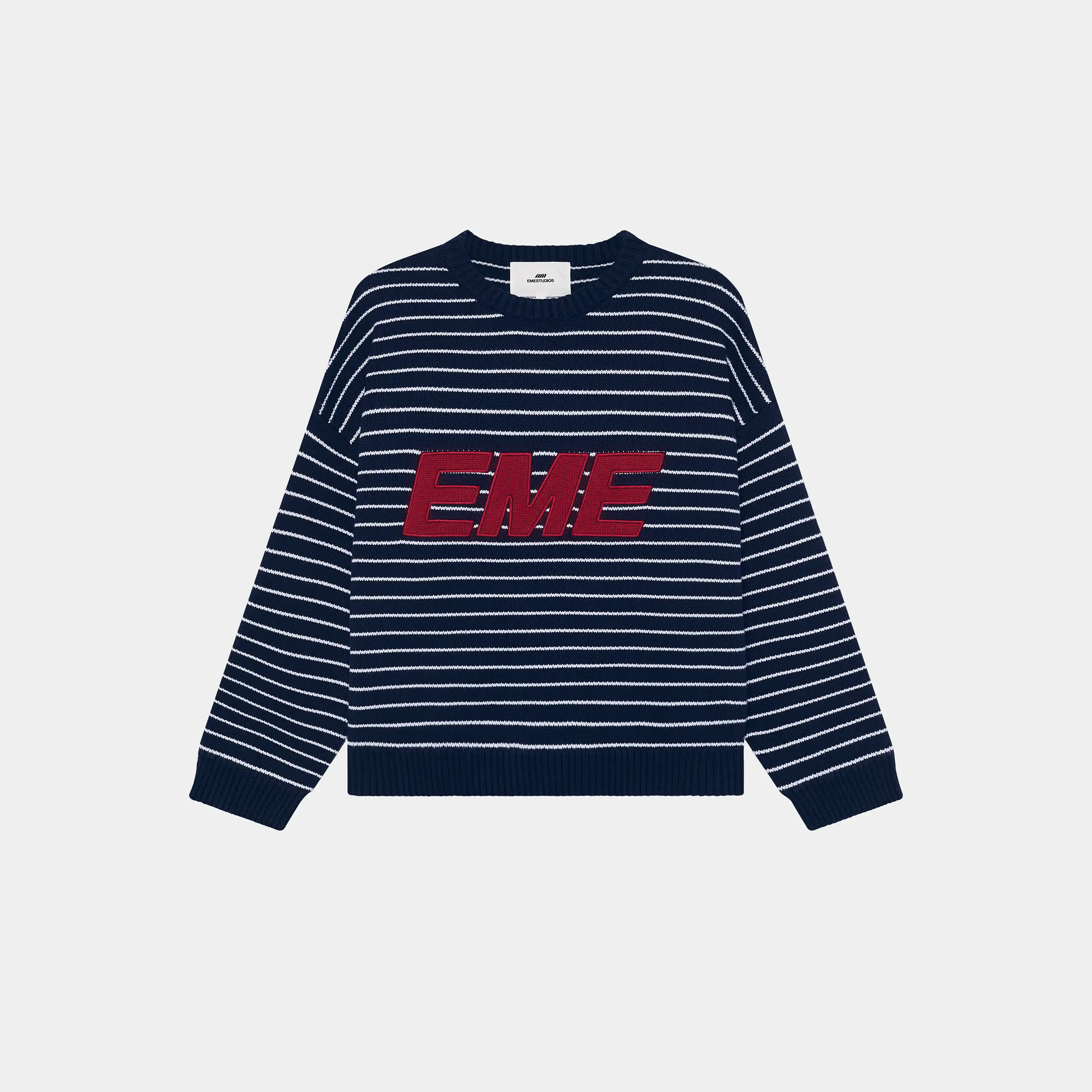Pinstripe Night Sky Knit Sweater
