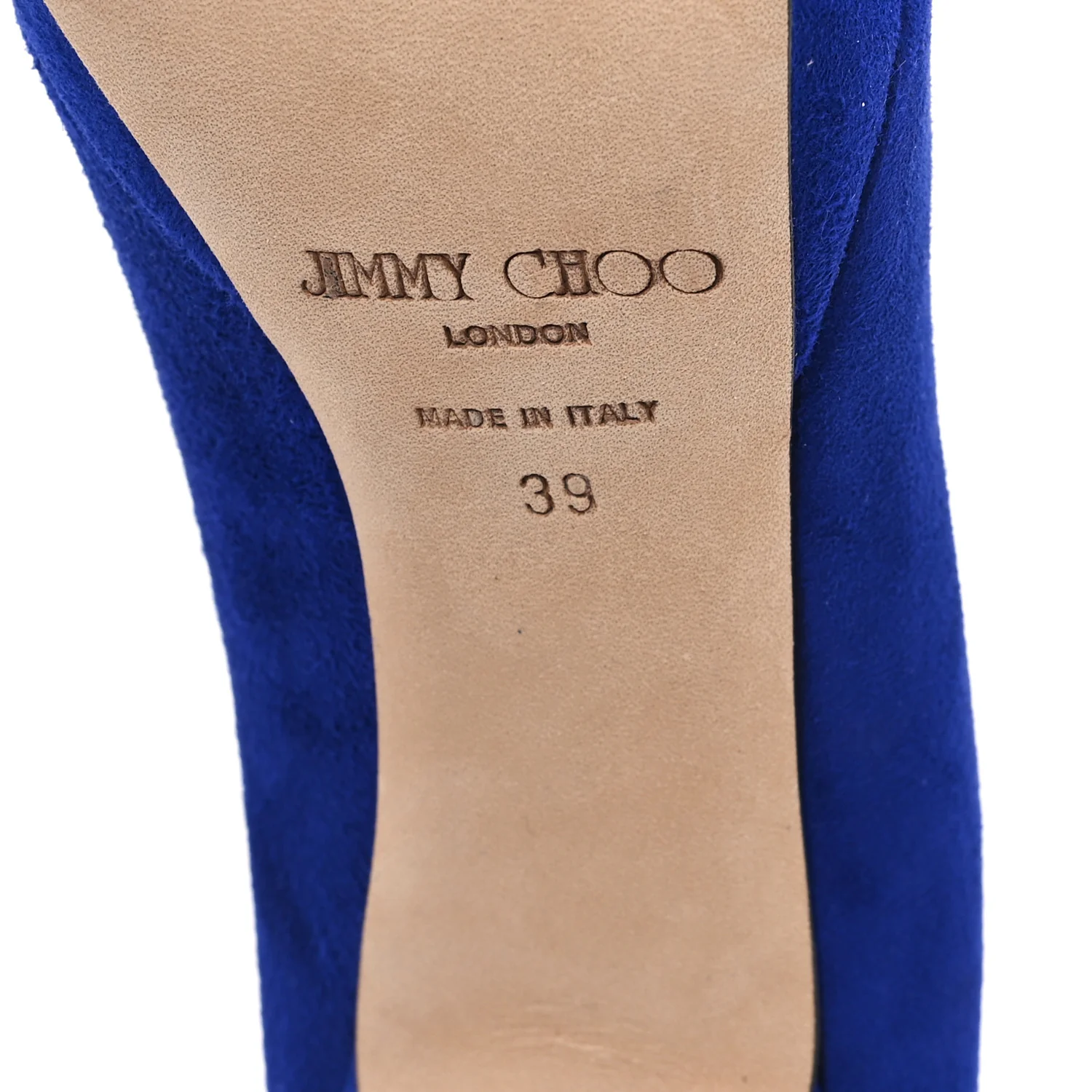 Suede 120mm Platform Pumps 38 Electric Blue