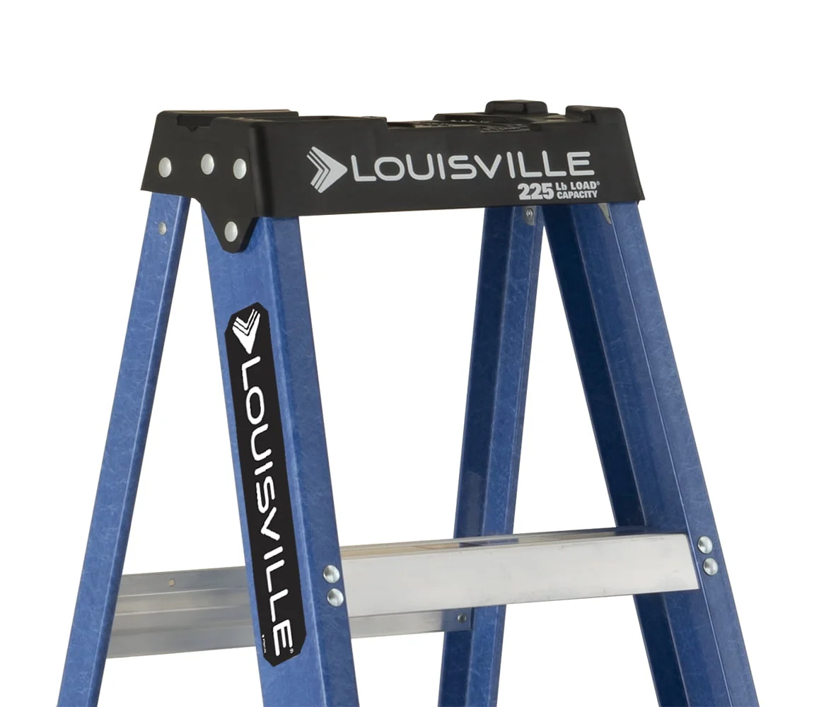 Louisville Ladder 6 ' Fiberglass Step, 10' Reach, 225 - Lb, Load Capacity, W - 3217 - 06