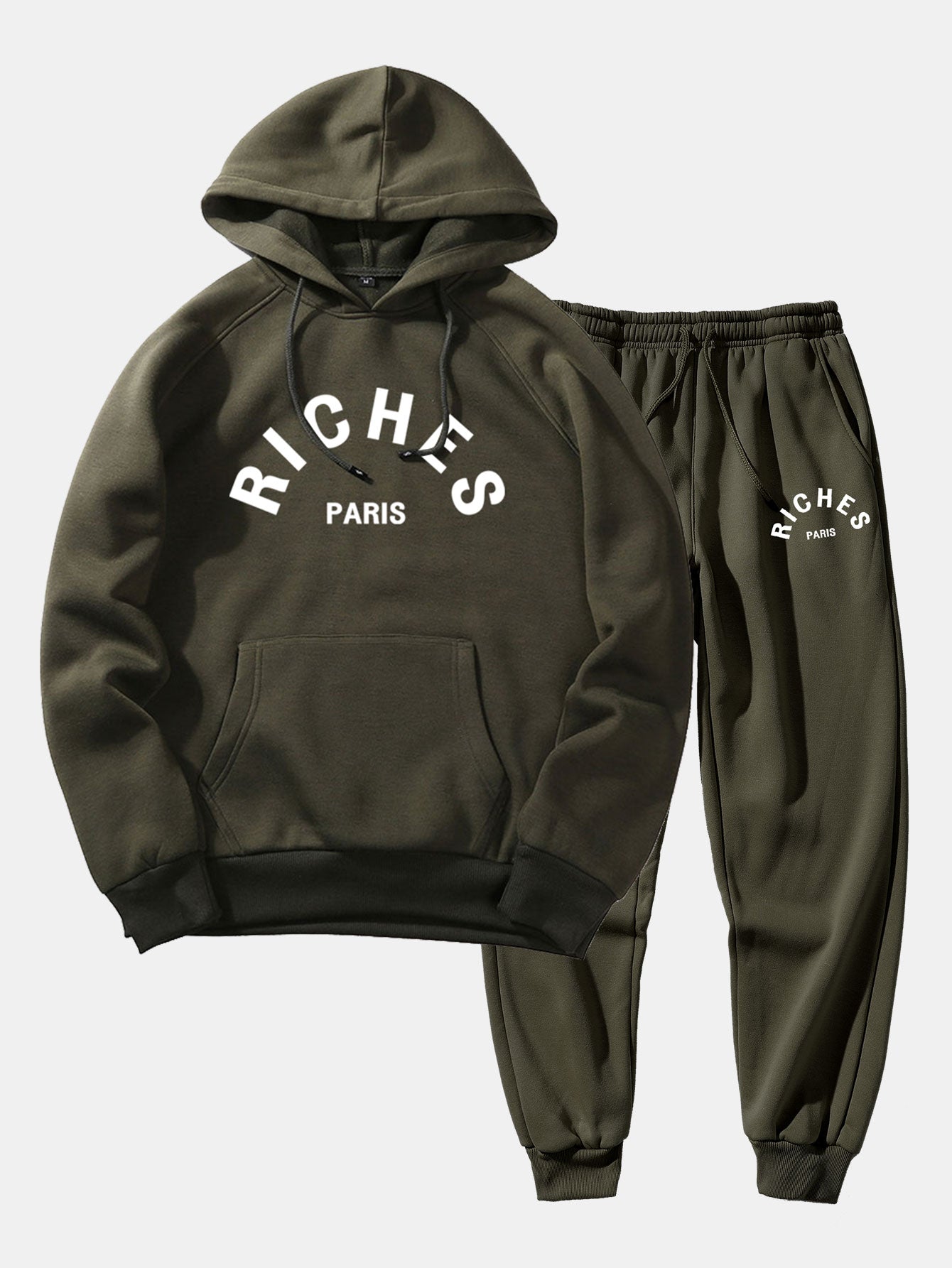 Sweat à capuche et pantalon de jogging Rich Paris Print