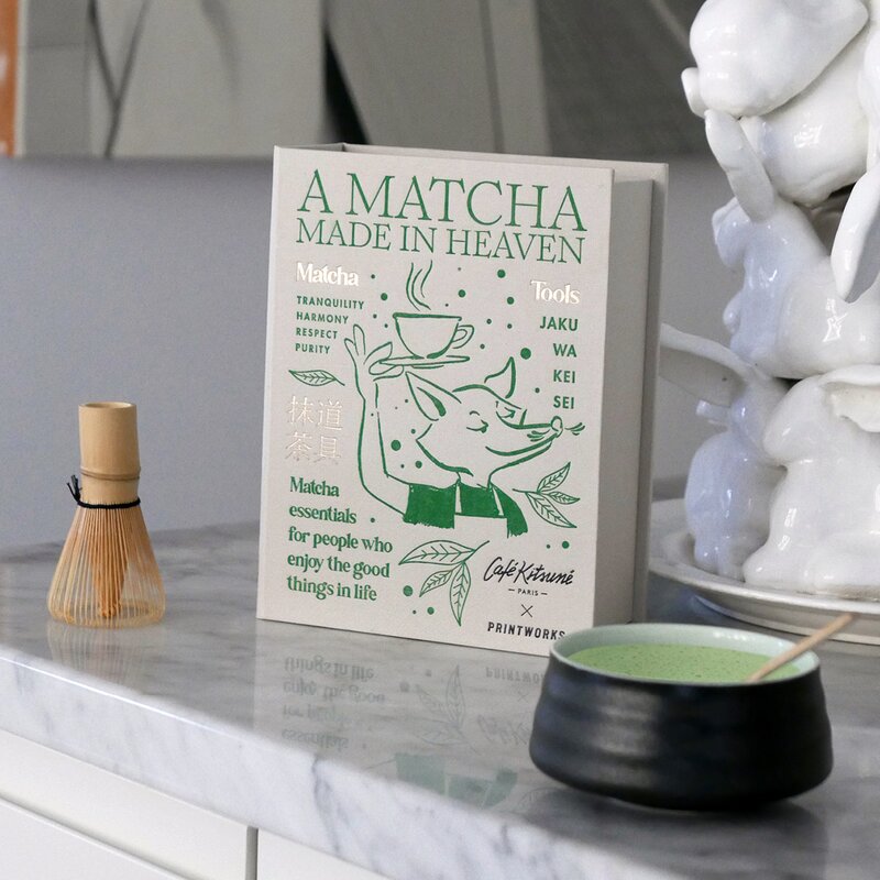 Matcha sett Cafe Kitsuné x Printworks