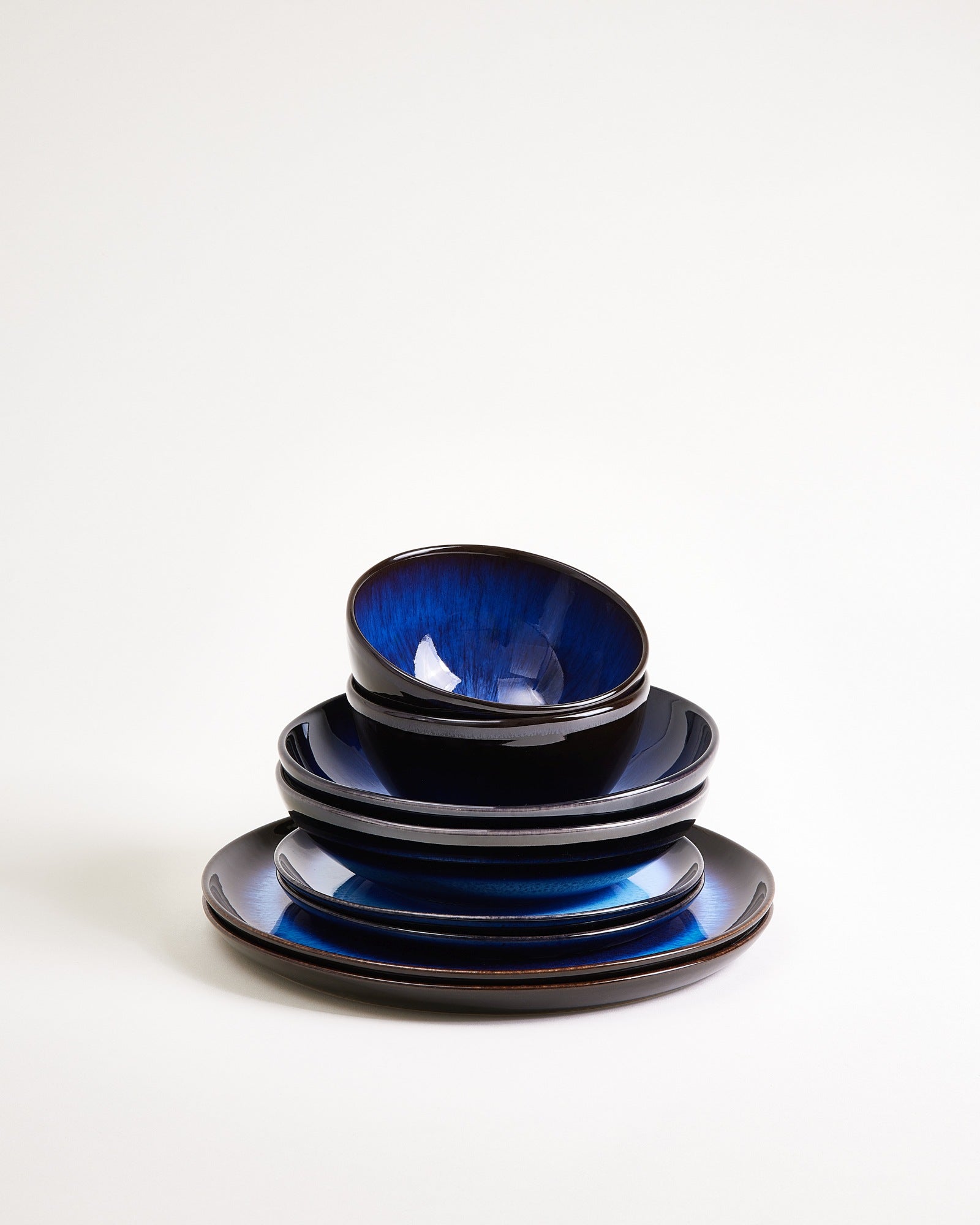MELIDES - TABLEWARE SET DEEPSEABLUE 8 PIECES