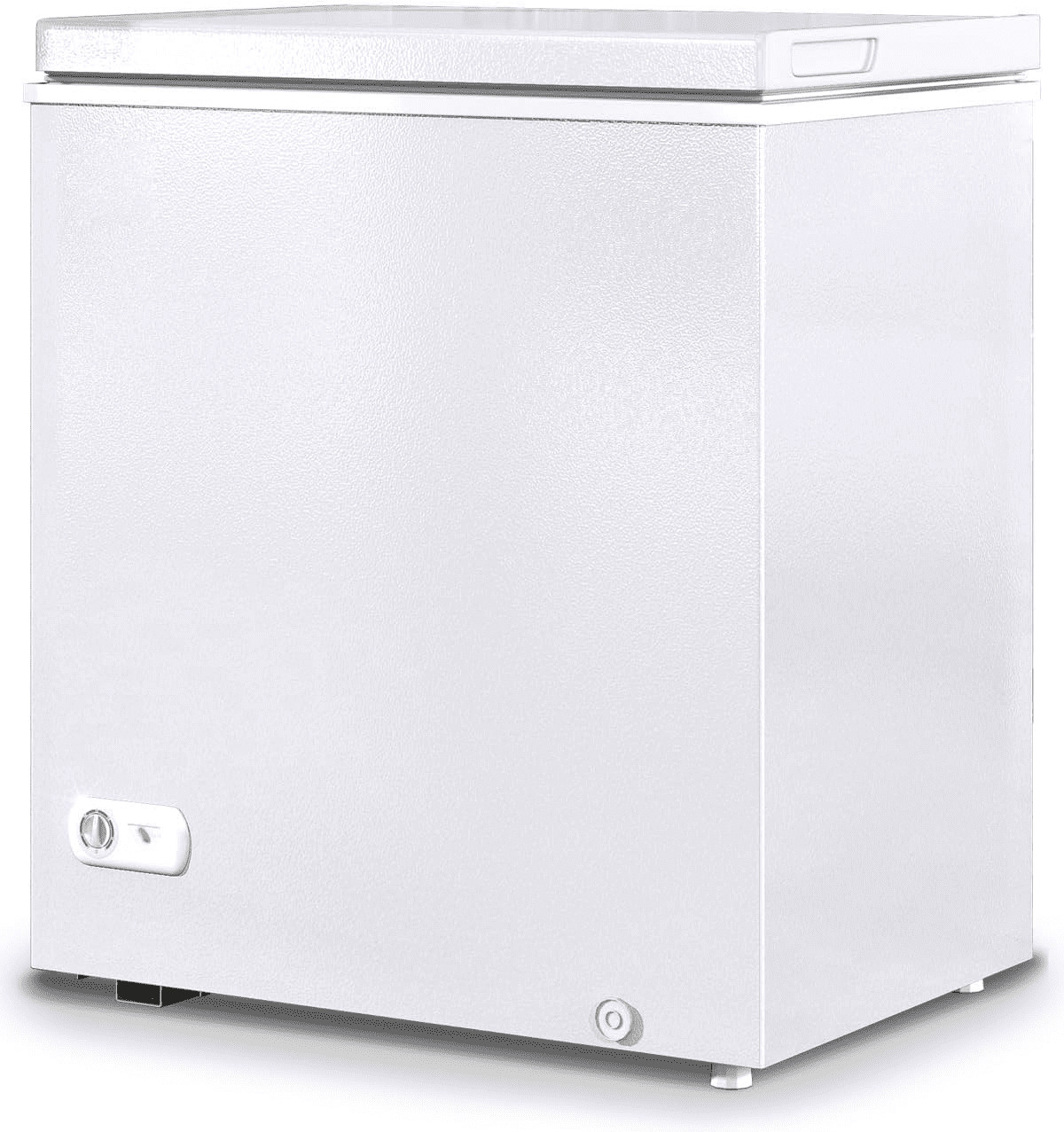 10.0 Cu Ft Chest Freezer, Deep Freezer with Removable Baskets, Adjustable Temperature,White