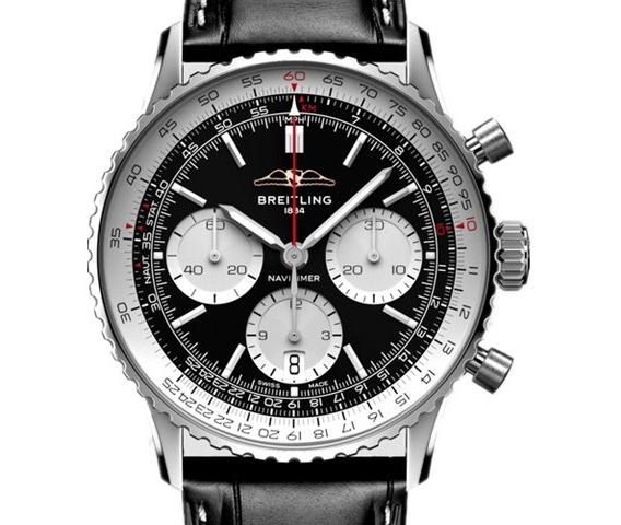 [Super Clone]Breitling AB0137211B1P1 Navitimer B01 Black Dial - Νew