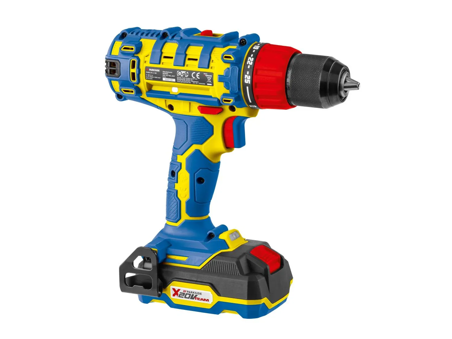 PARKSIDE Set perceuse-visseuse sans fil + batterie + chargeur, 20 V, dition anniversaire LIDL