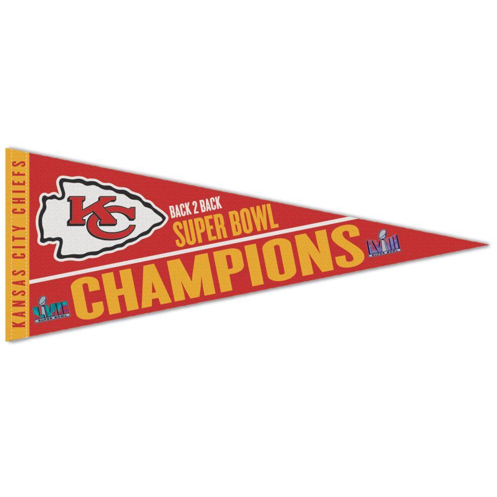 WinCraft Kansas City Chiefs Super Bowl Champion Premium Pennant