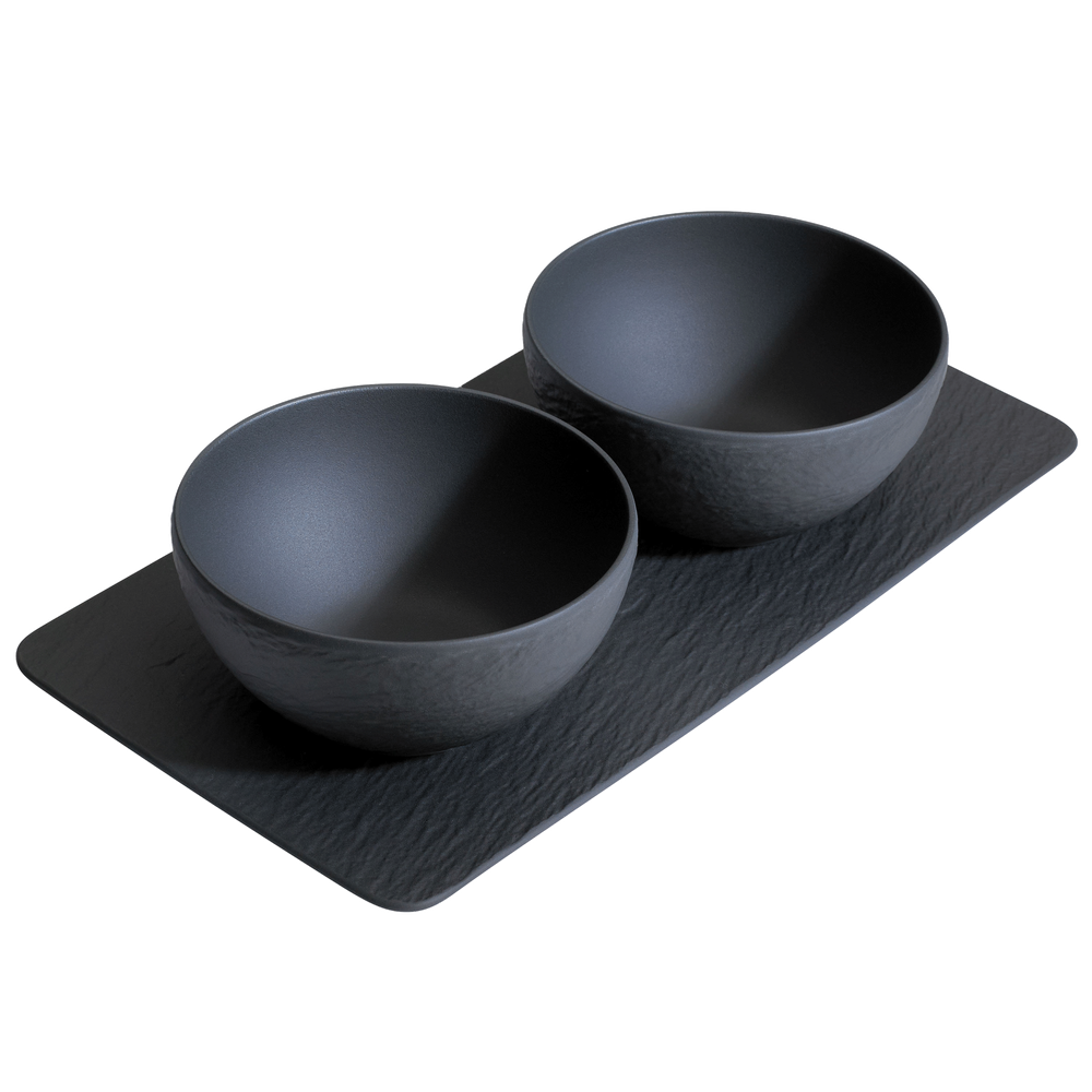 Manufacture Dinnerware set - Black, Premium Porcelain