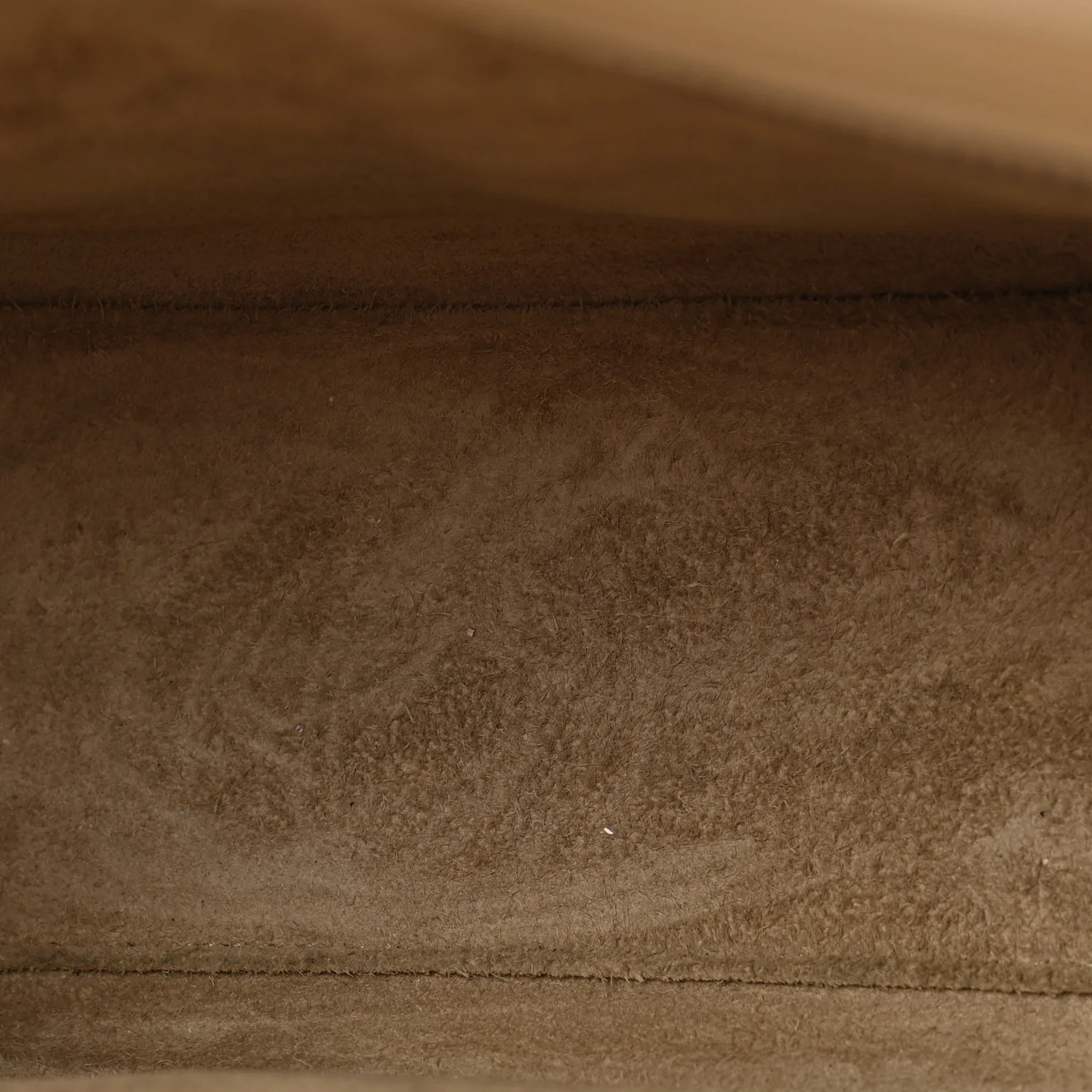 Drummed Calfskin Nano Luggage Dune