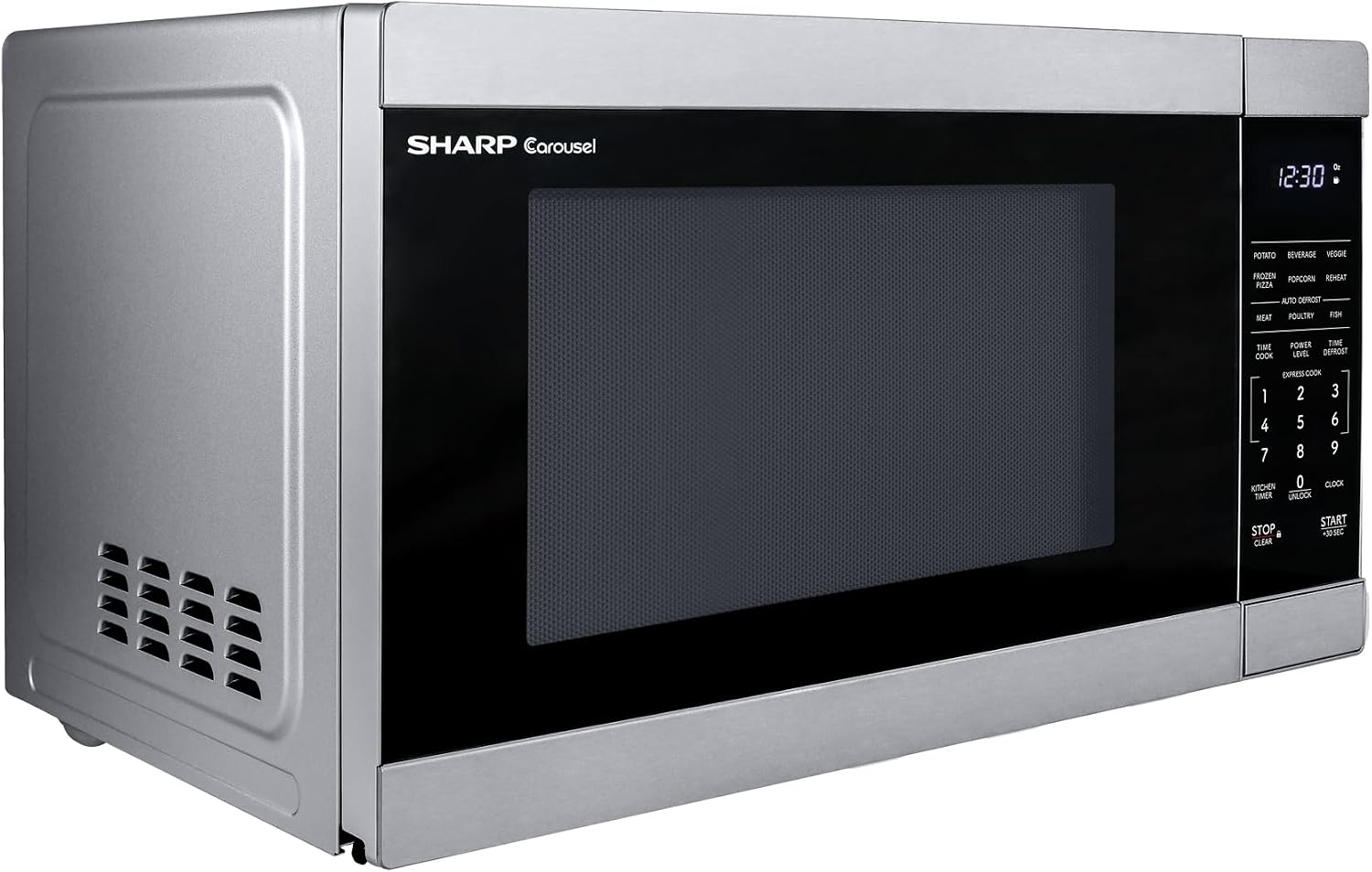 Sharp SMC1162KS 1.1 cu1000W Stainless Steel Countertop Microwave Oven