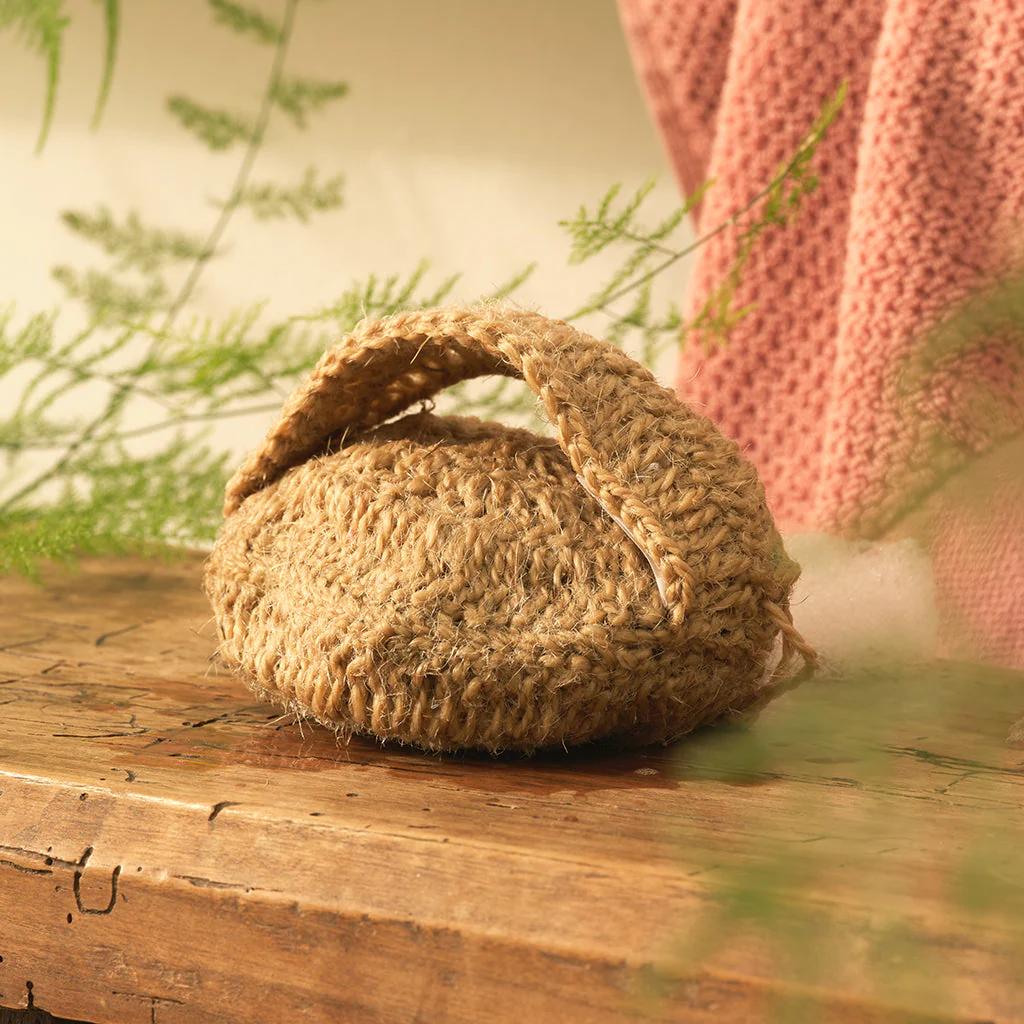 Shower & Scrub Jute Body Exfoliator