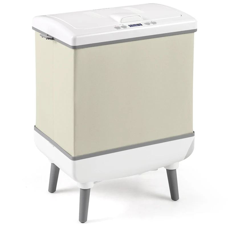 35L Large Towel Warmer Bucket for Bathroom, Foldable Blanket Warmer with Heat/Dry Modes, 24H Timer, Child Lock, Fits 3 Oversized 45"x70" Towels