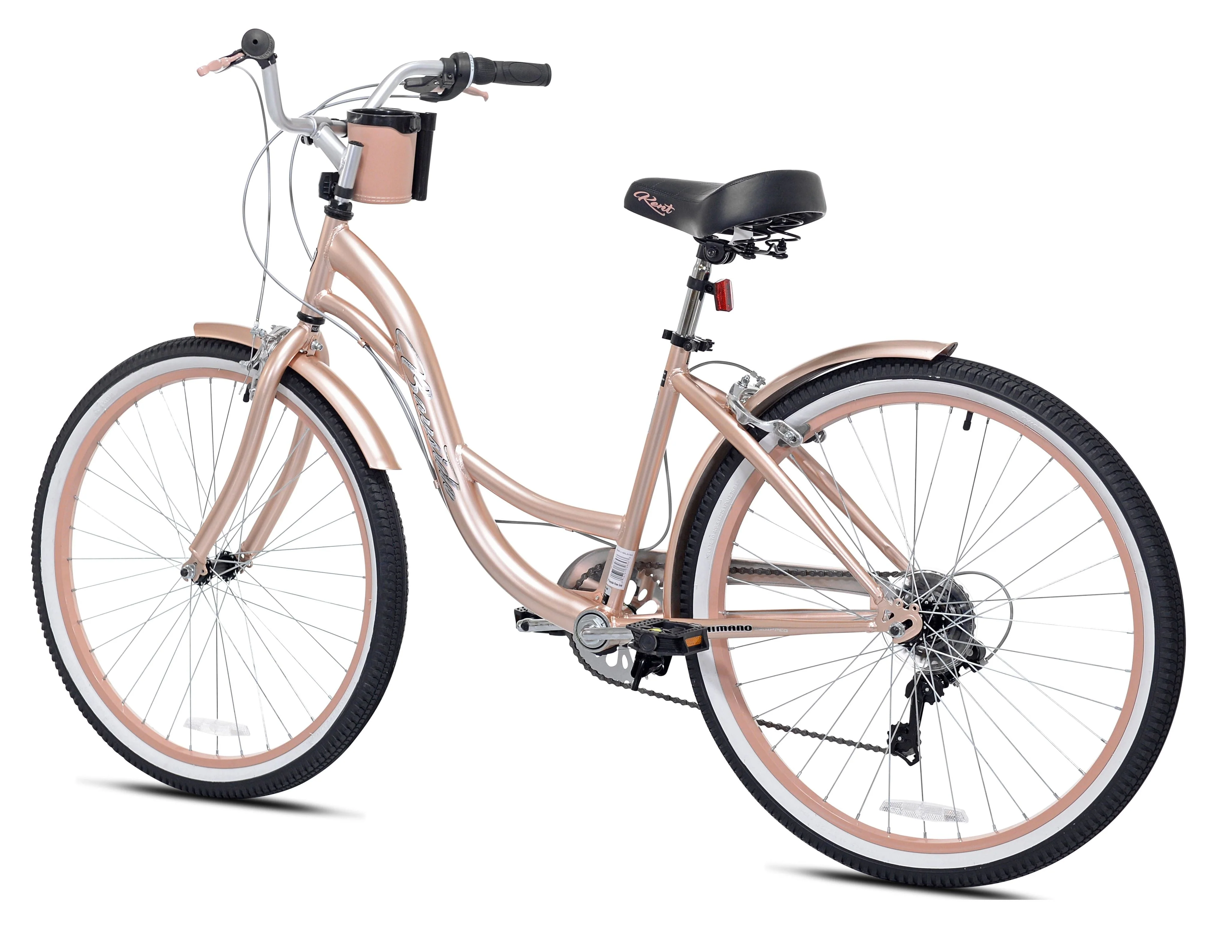 Kent 26 In. Bayside Women'S Cruiser Bike, Rosé Gold