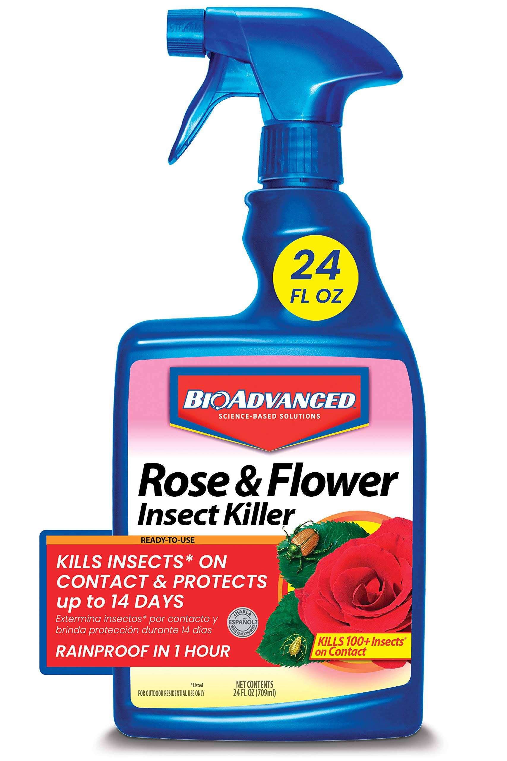BioAdvanced Rose and Flower Insect Killer, Ready-to-Use, 24 oz