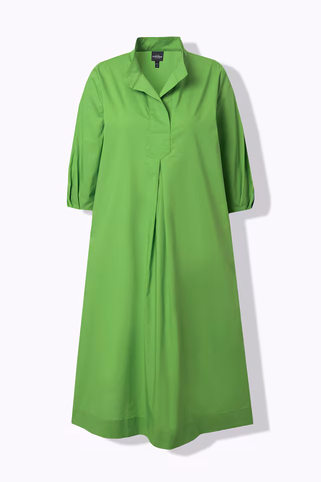 Paper Touch 3/4 Sleeve Collared Dress