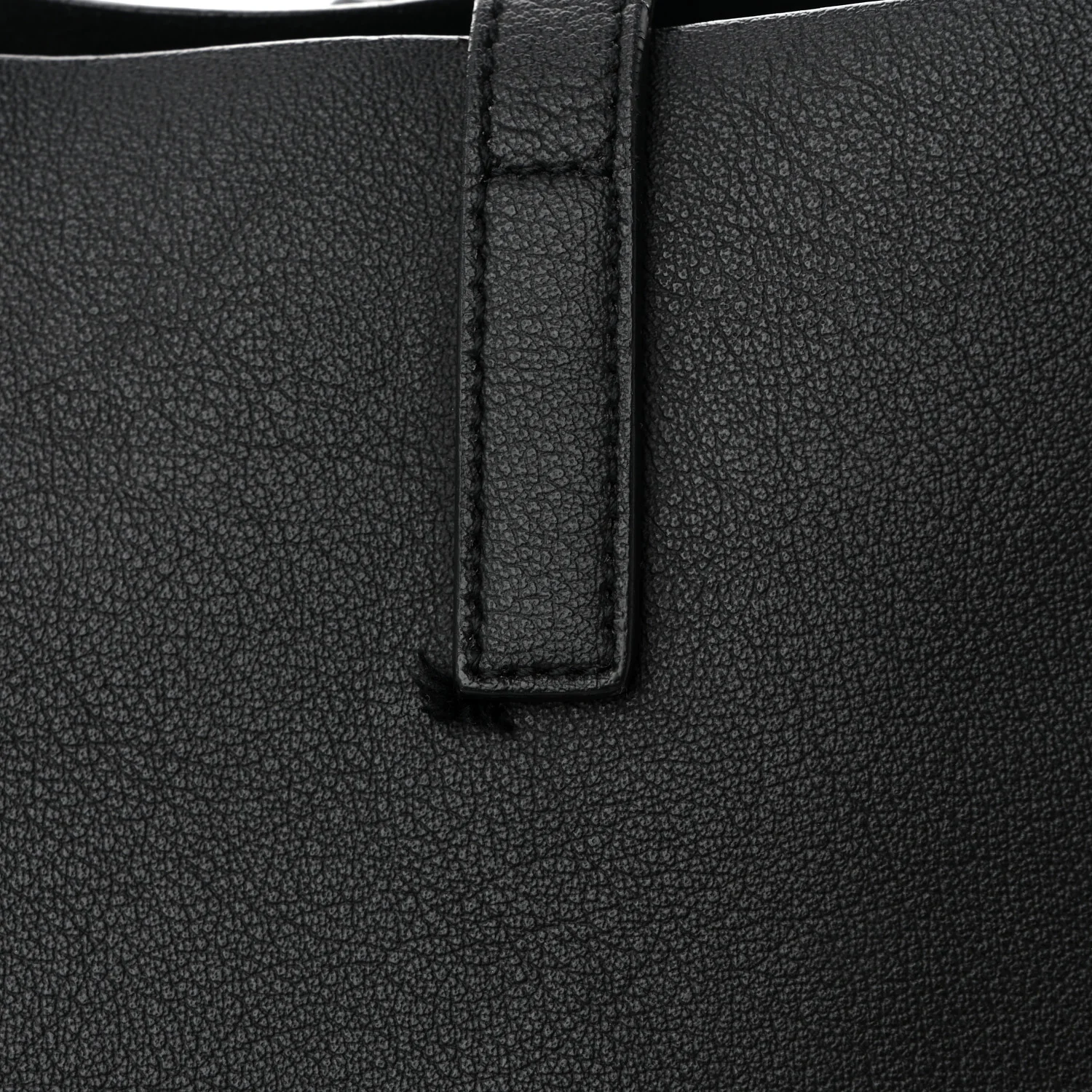 Calfskin Large Shopping Tote Black