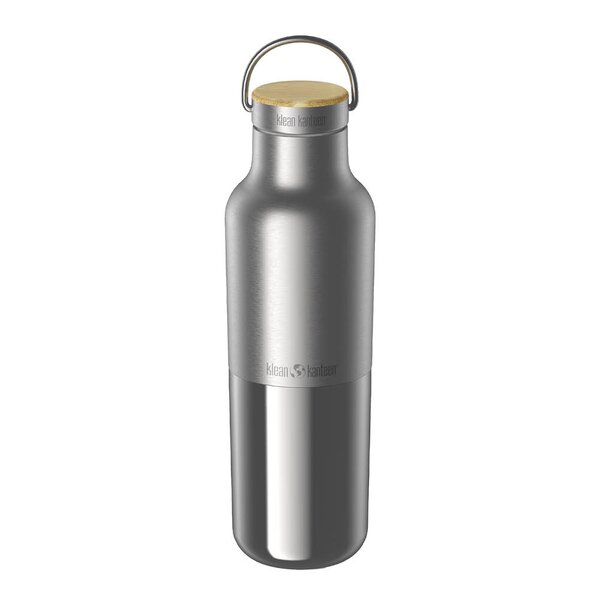 Insulated Reflect termoflaske 0,59L med bambuslokk børstet stål