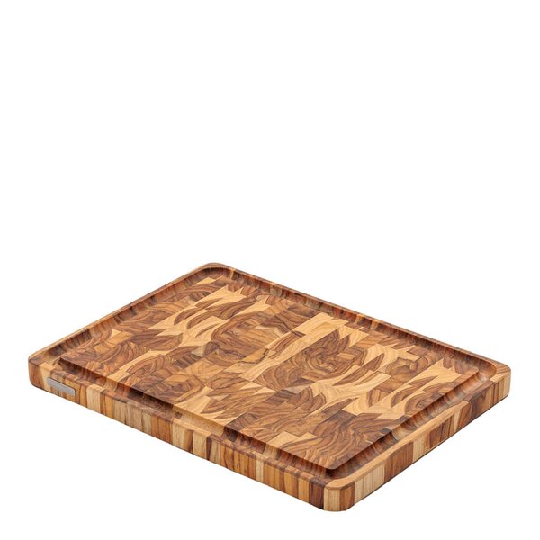 Skjærefjøl 45x34 cm endeved teak