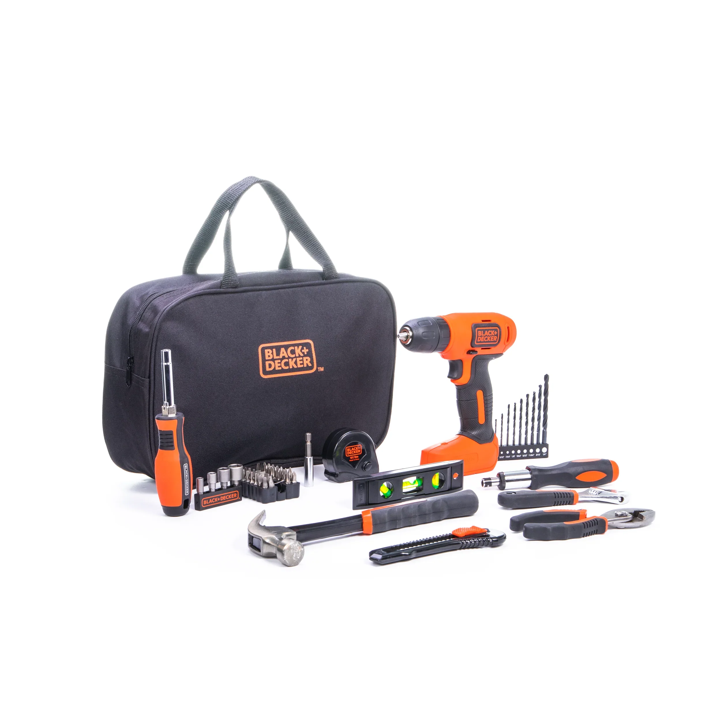 BLACK+DECKER 8V MAX* Cordless Drill Project Kit, BDCD8PK