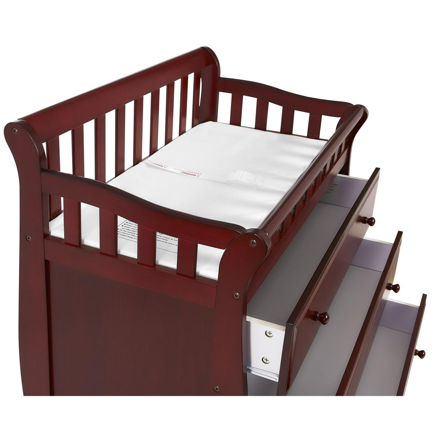 Dream on Me Marcus Changing Table and Dresser. Cherry
