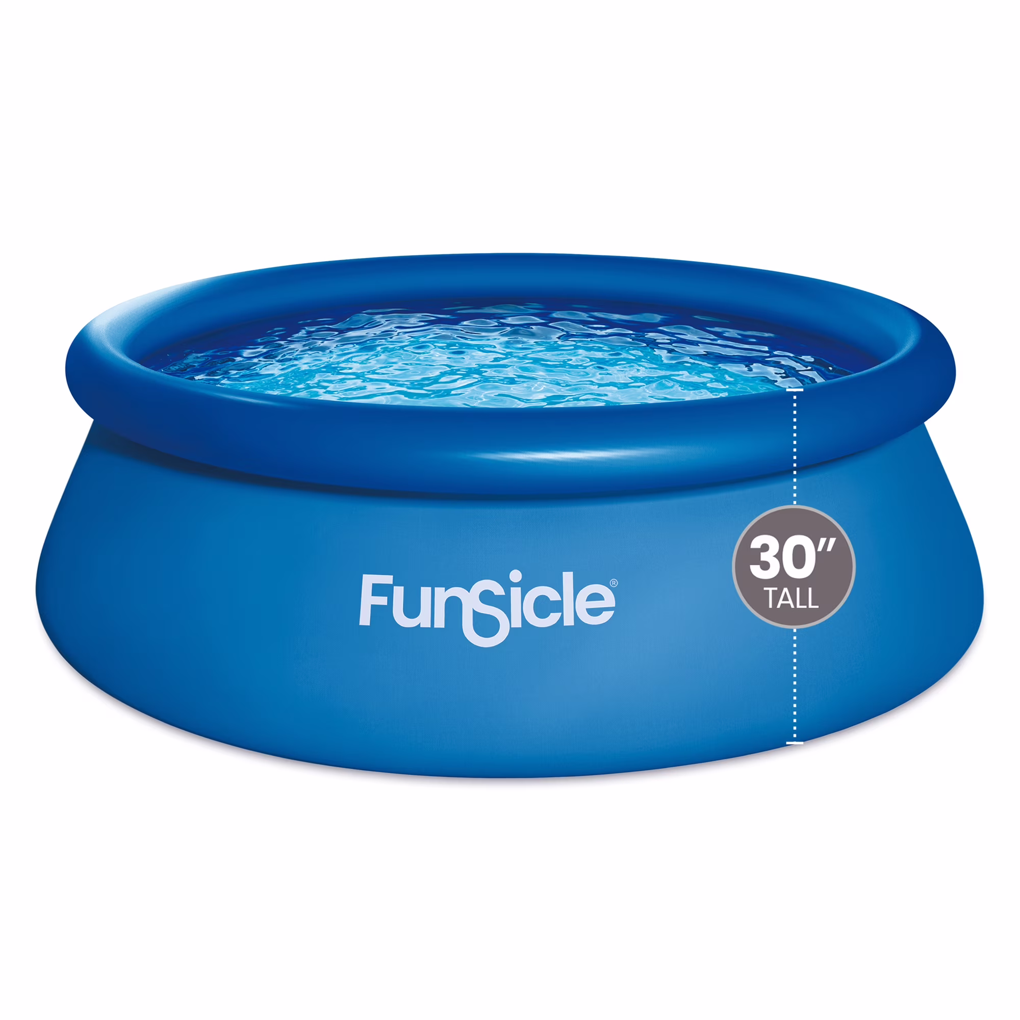Funsicle 8 Ft Quickset Above Ground Swimming Pool, Round, Age 6 & up
