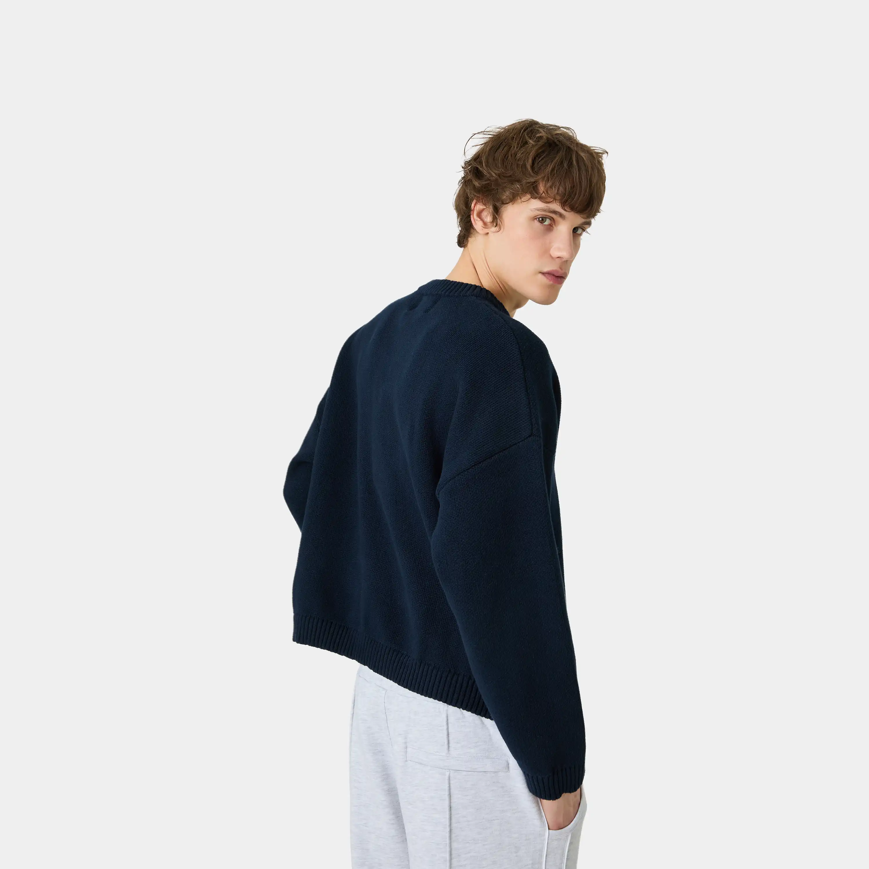Master Navy Knit Sweater