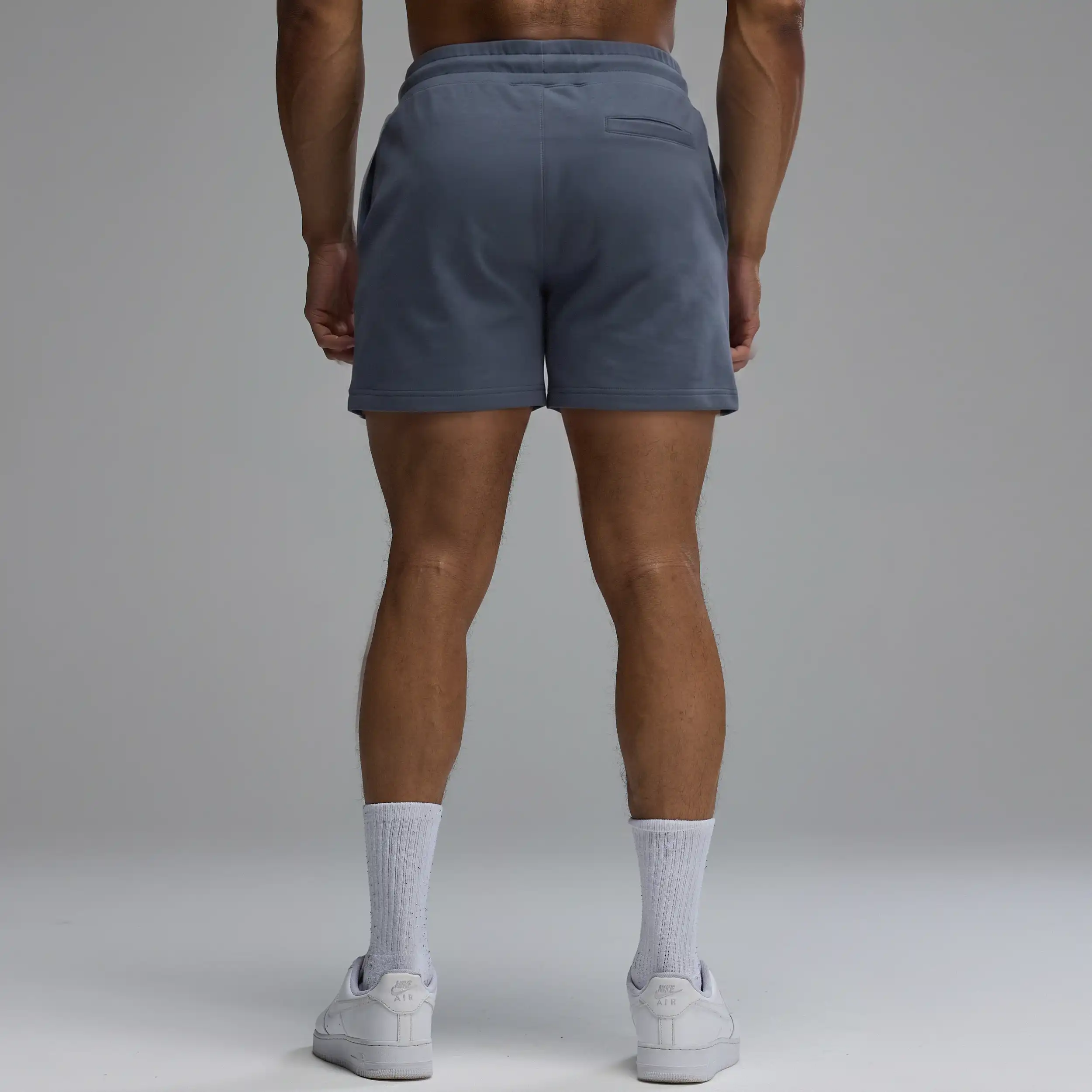 EVOLVE DARK GREY REGULAR FIT SWEAT SHORT