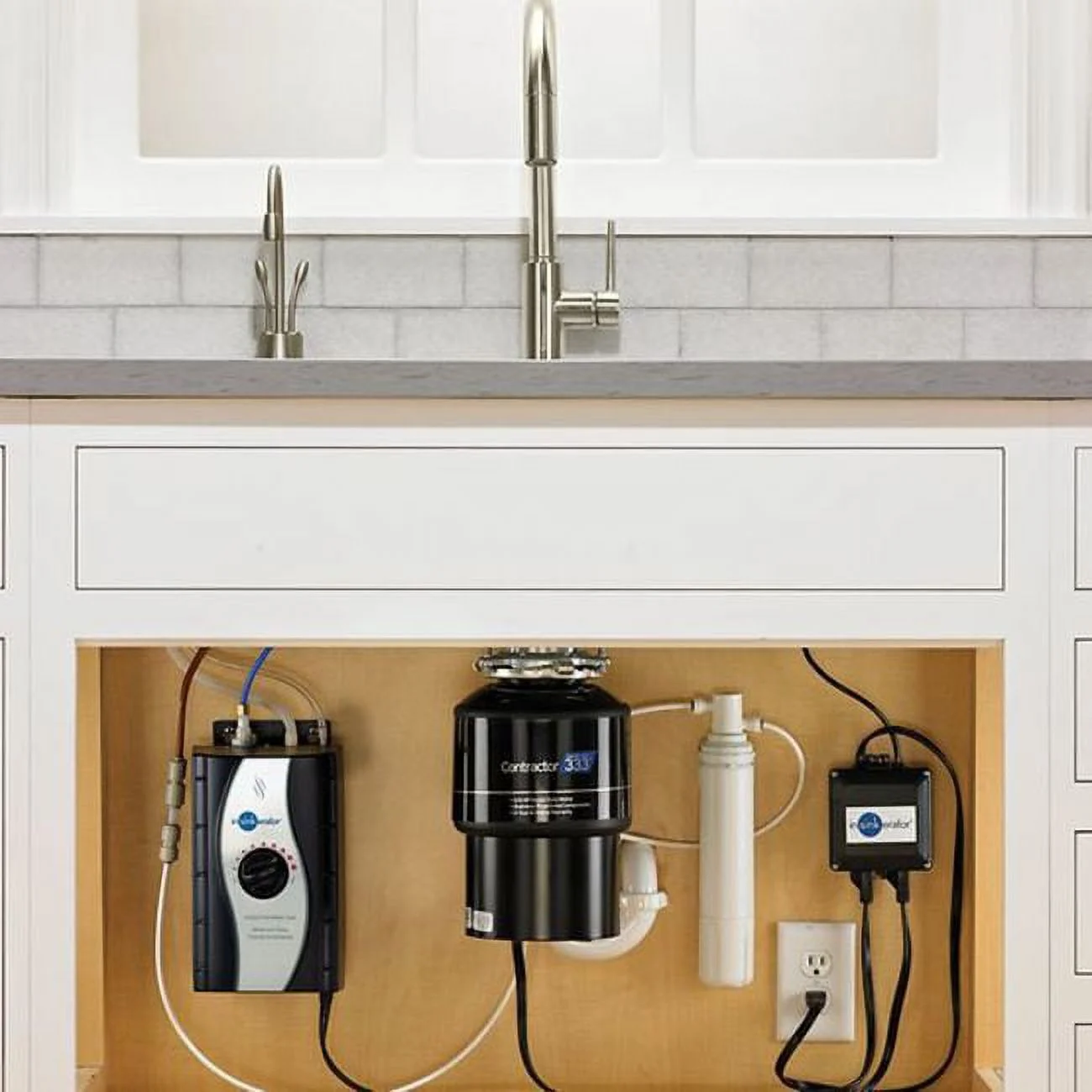 Contractor Series Pro 333 Garbage Disposal, 3/4 HP with Cord in Black 79343A ISE(Black) Image 5