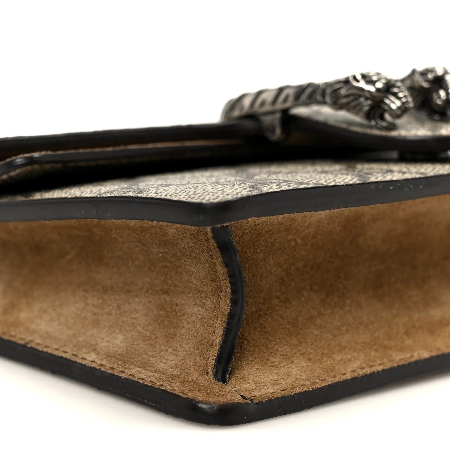 GG Supreme Monogram Super Mini Dionysus Shoulder Bag Taupe