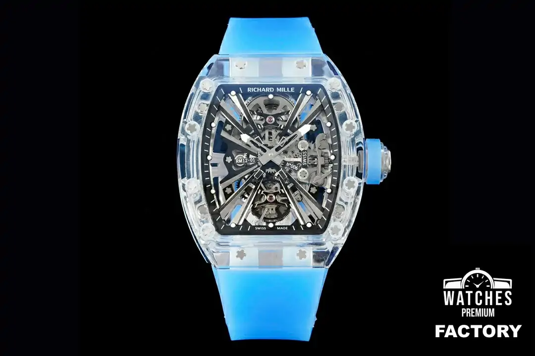 Richard Mille RM12-01 RM Factory Tourbillon Blue Strap