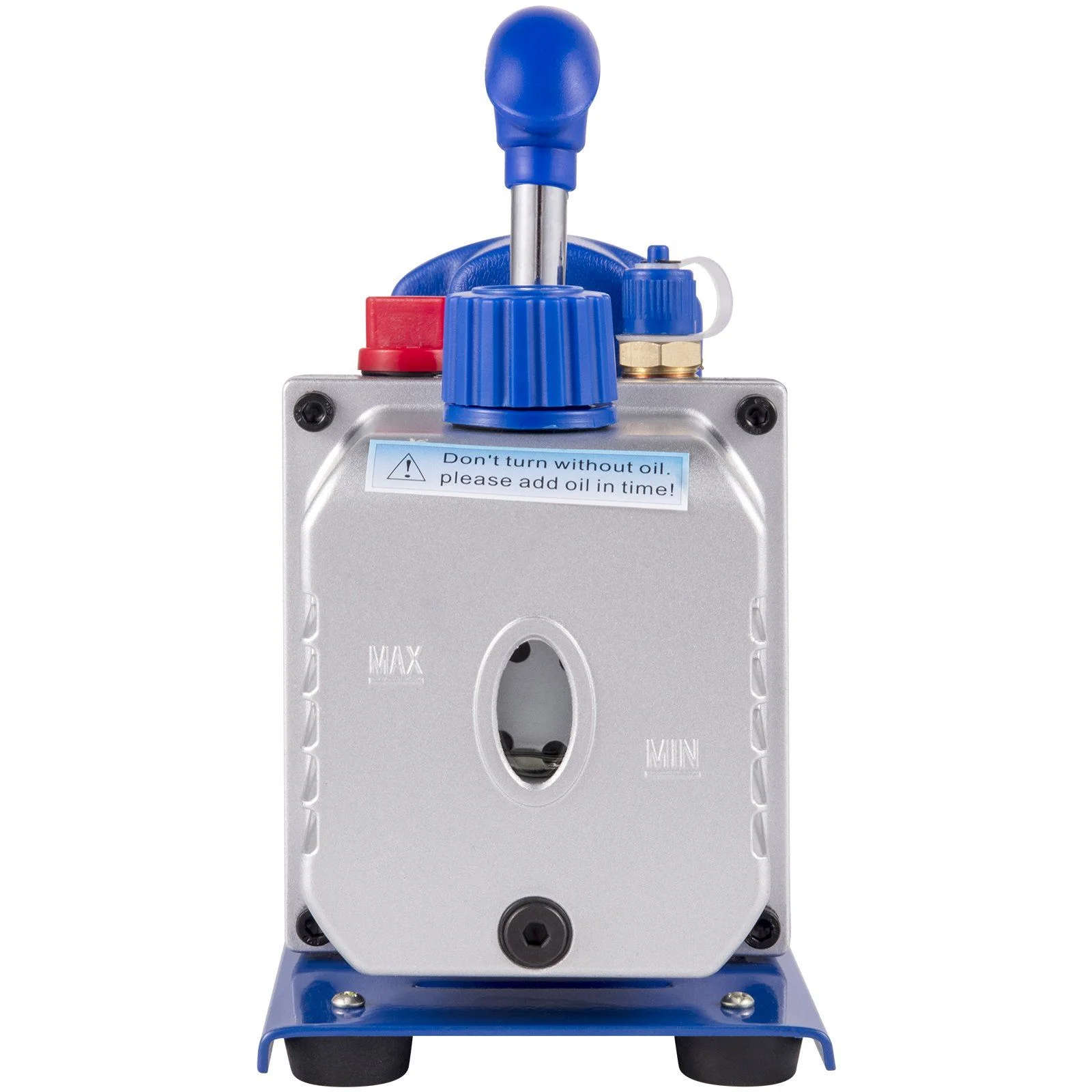 Vacuum Pump 4.8CFM 1/3 HP Single Stage HVAC A/C Refrigeration Kit 5PA Ultimate Vacuum Manifold Gauge Set R410A R134A R22 HVAC AC, 4-Way Manifold Gauge and Hose for Air Conditioning Systems - Image 10