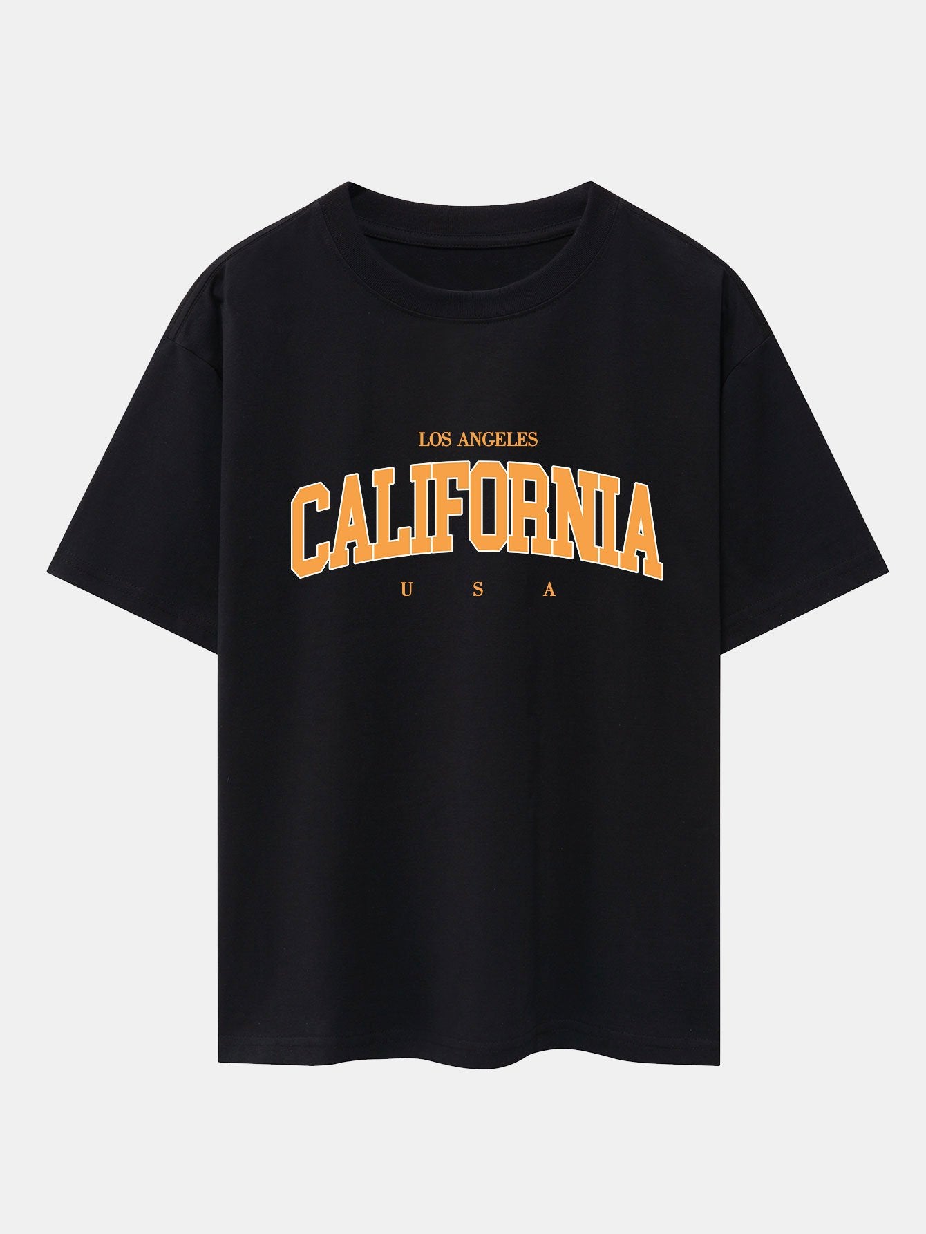 T-shirt oversize à épaules tombantes imprimé Los Angeles Californie