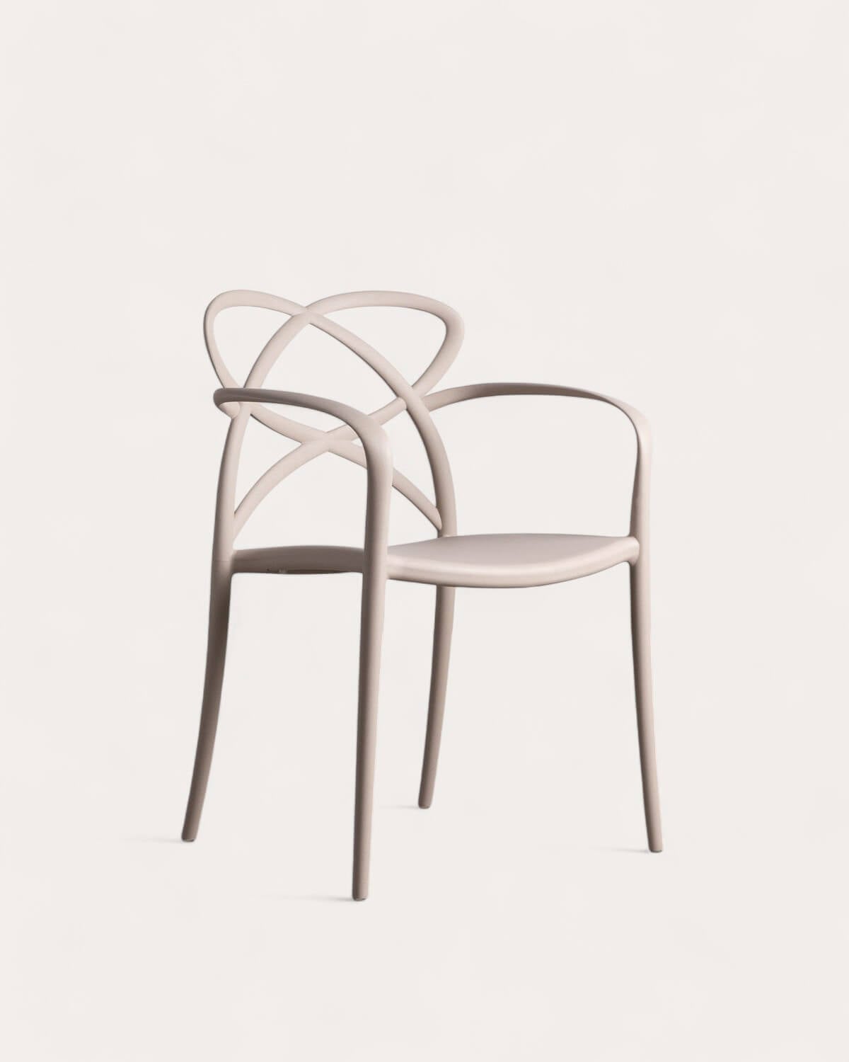Cielo - Silla de Exterior de Polipropileno con Reposabrazos Cielo