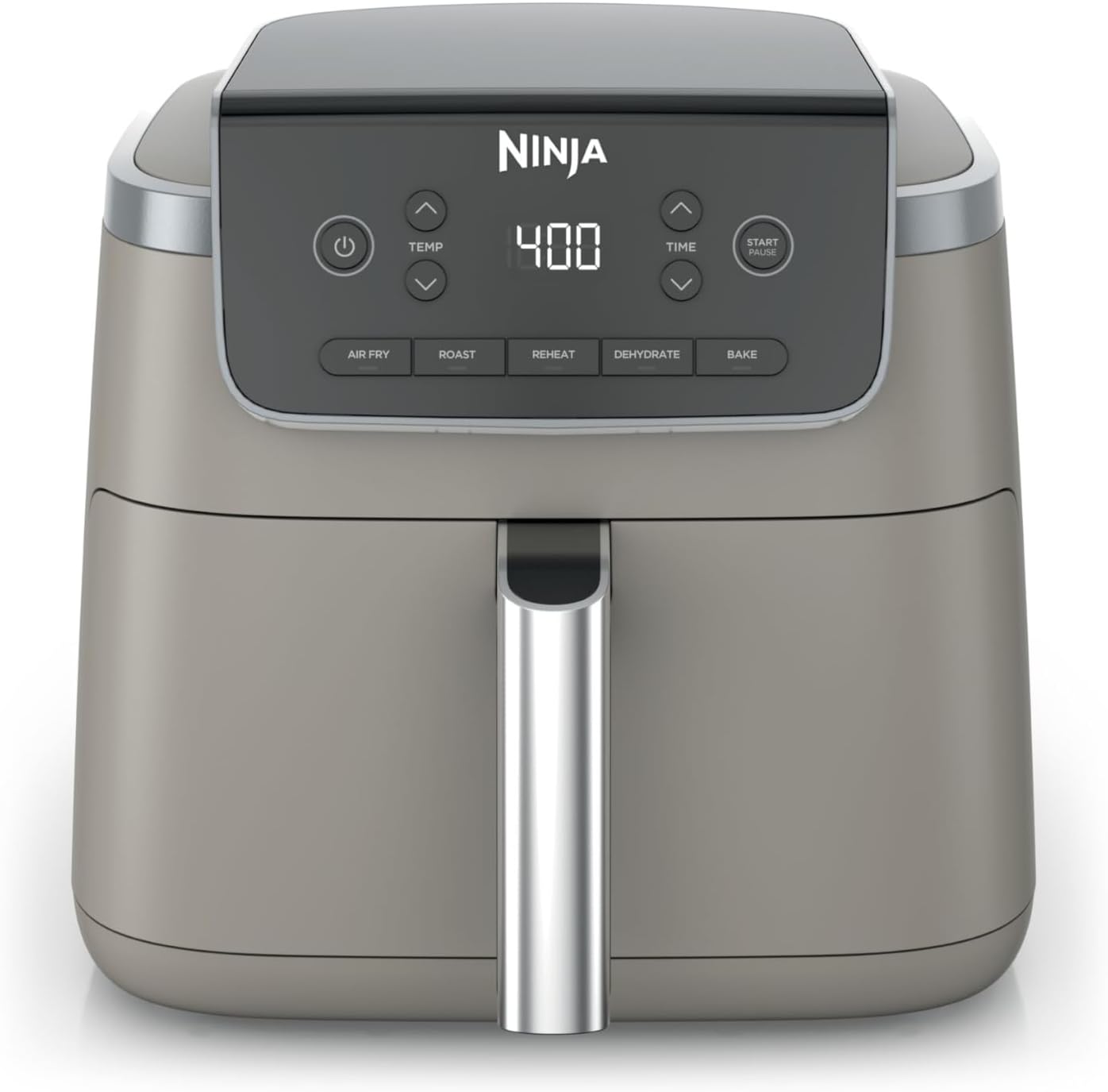 Ninja Air Fryer Pro, 5 Qt, 4-in-1, Gray, AF141| Air fry, roast, reheat, dehydrate, 1750W, 400F max, Fits 4 lbs fries, Nonstick basket, Dishwasher-safe